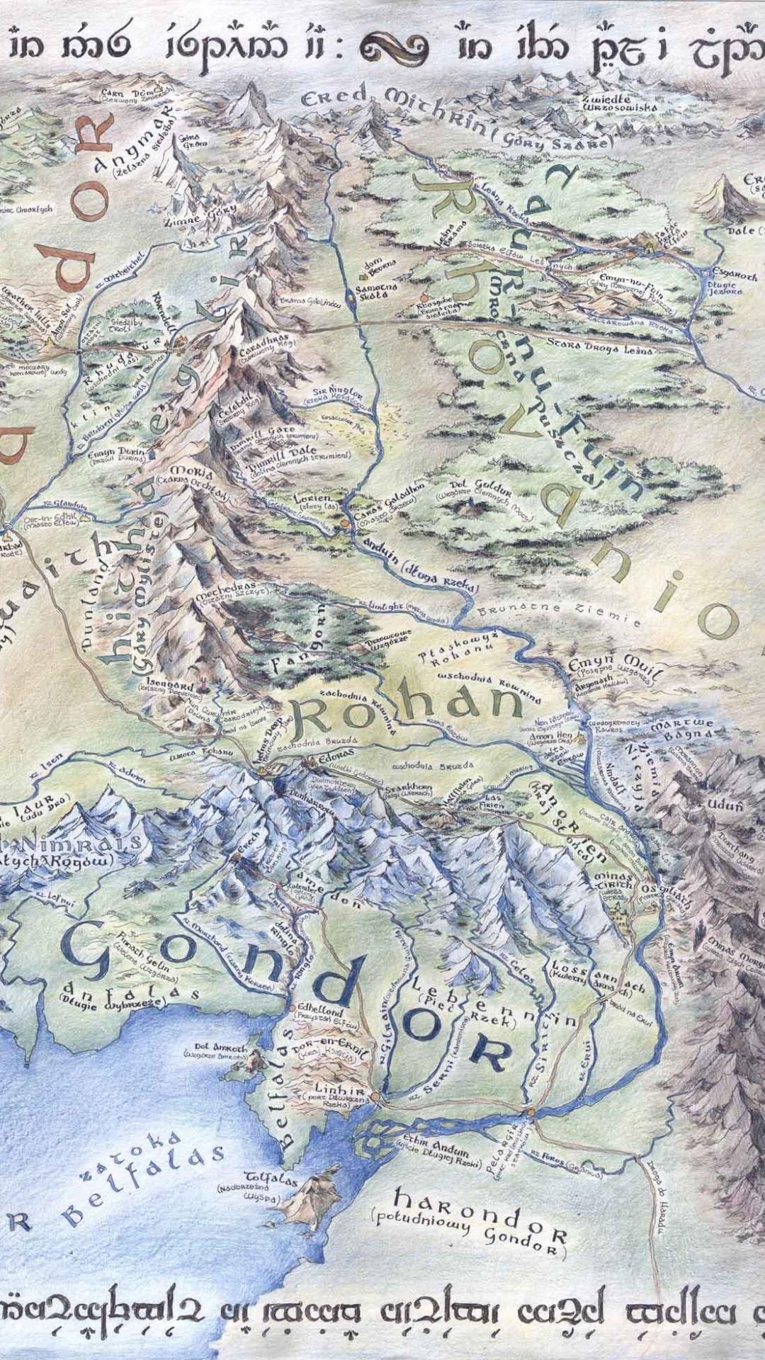 Middle Earth Map HD