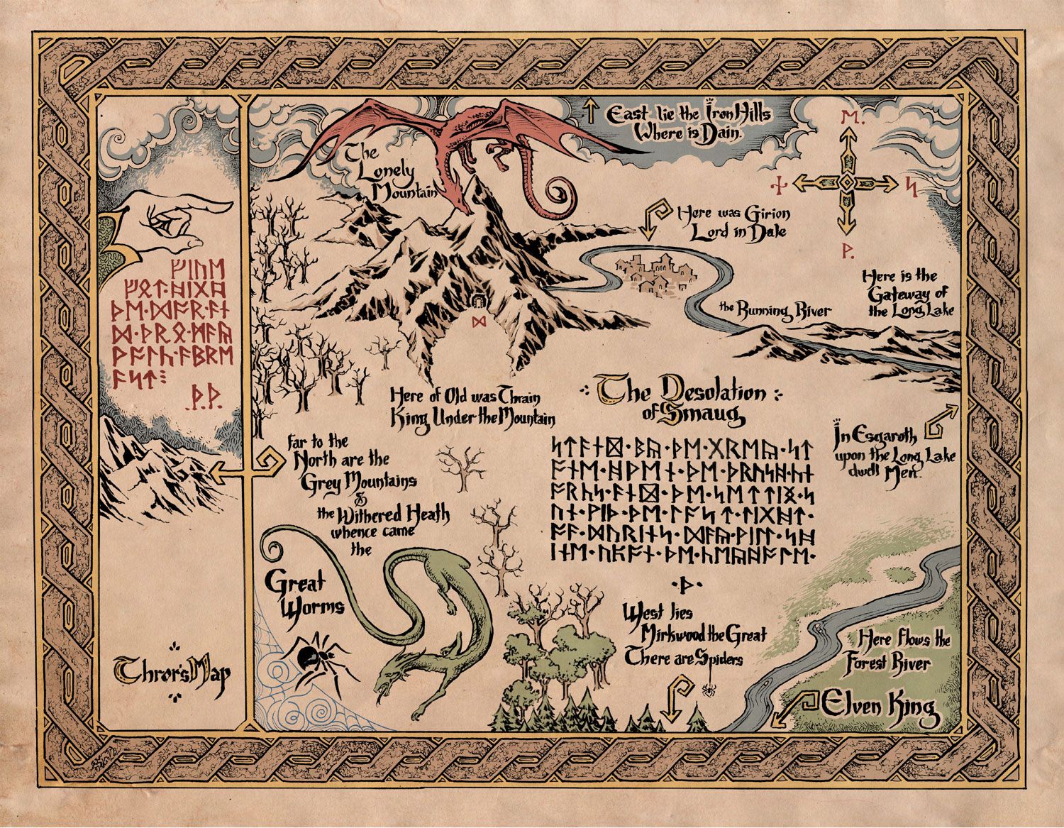 Middle Earth Map High Resolution