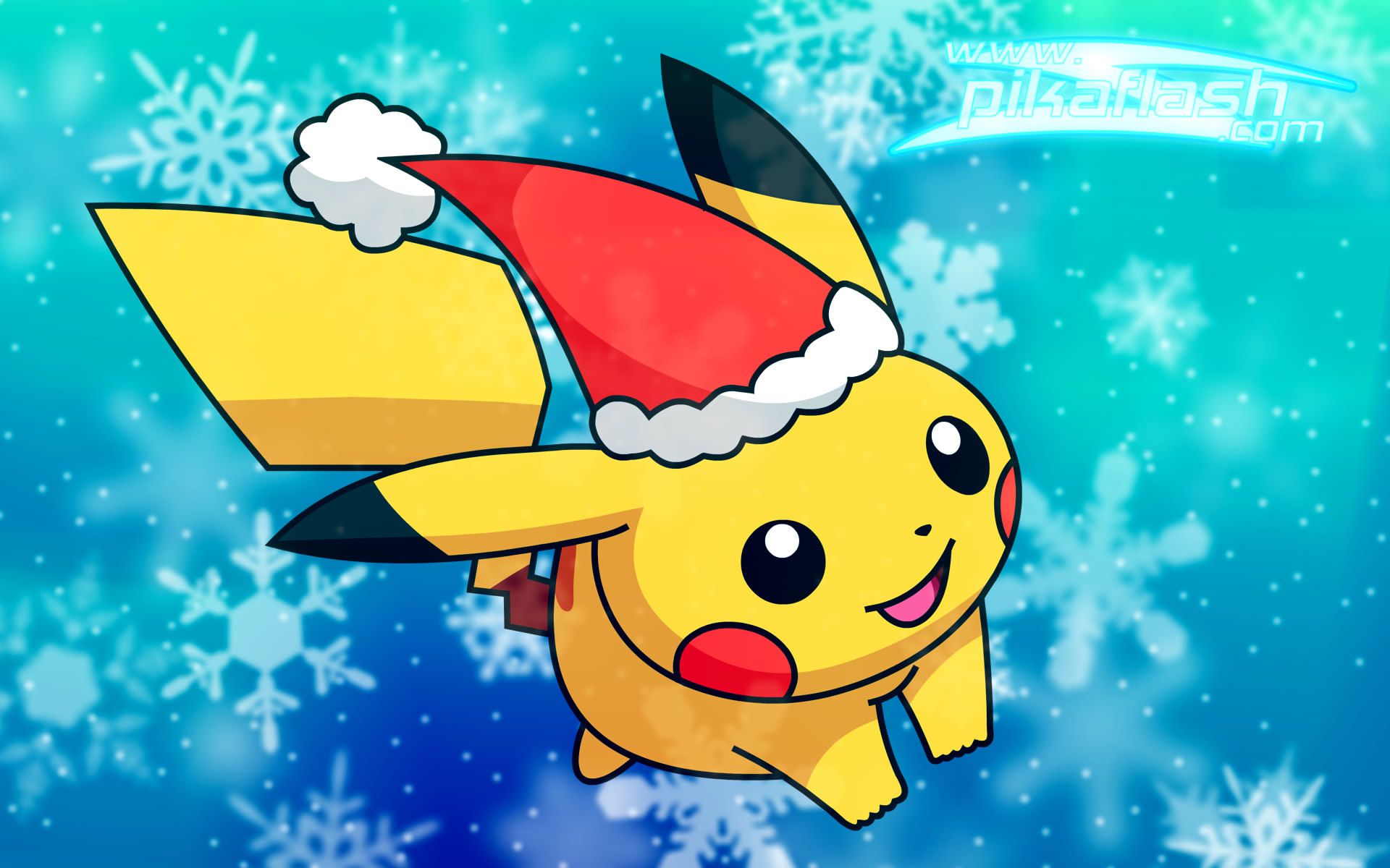 Cute Pokemon Wallpaper With A Christmas Hat Wallpaper & Background Download