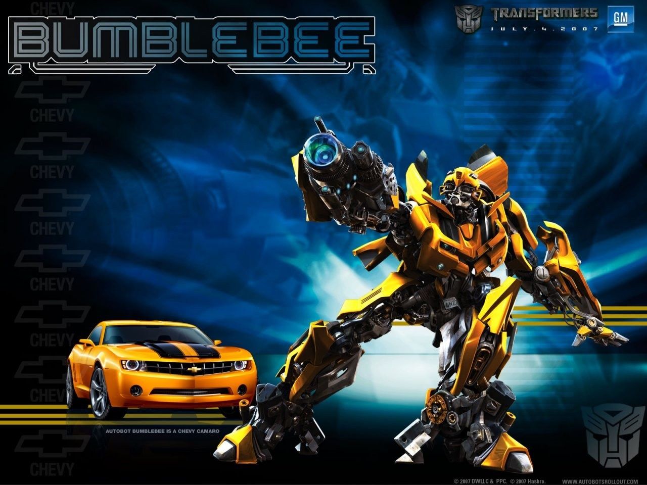 Desktop Wallpaper, Bumblebee, Chevrolet. Free Desktop Background 1280x960