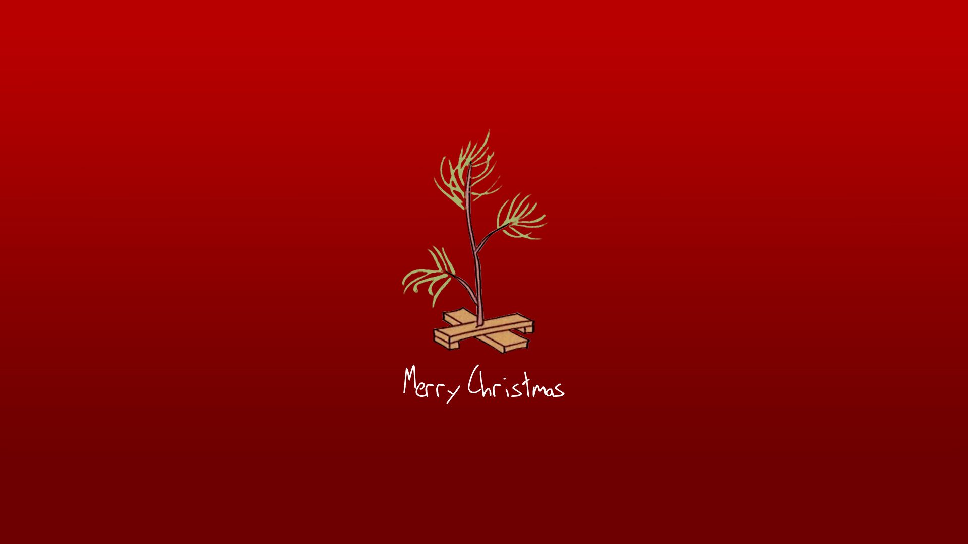 Minimalist Christmas Wallpaper 1920x1080