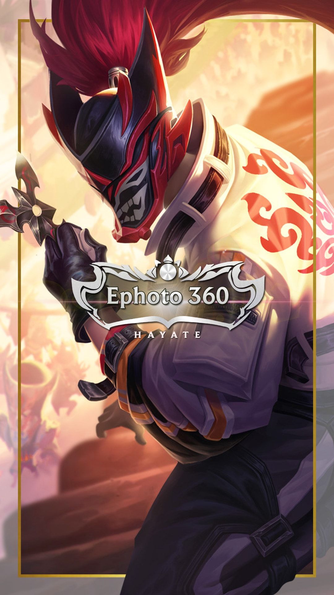 Create a AOV wallpaper by name for mobile