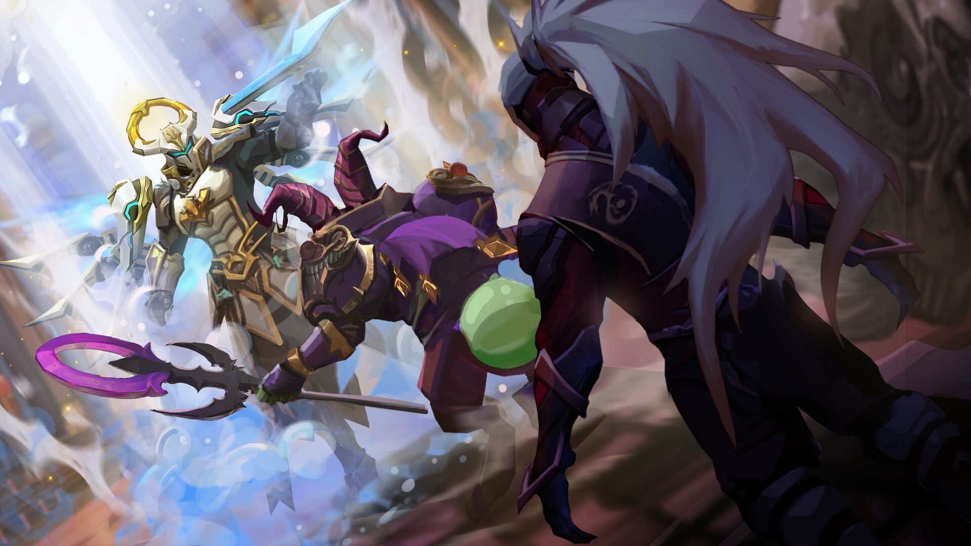 Artwork for Hayate story- Arena of Valor- Garena, Trung Tin Shinji. Hayate, Artwork, Fan art