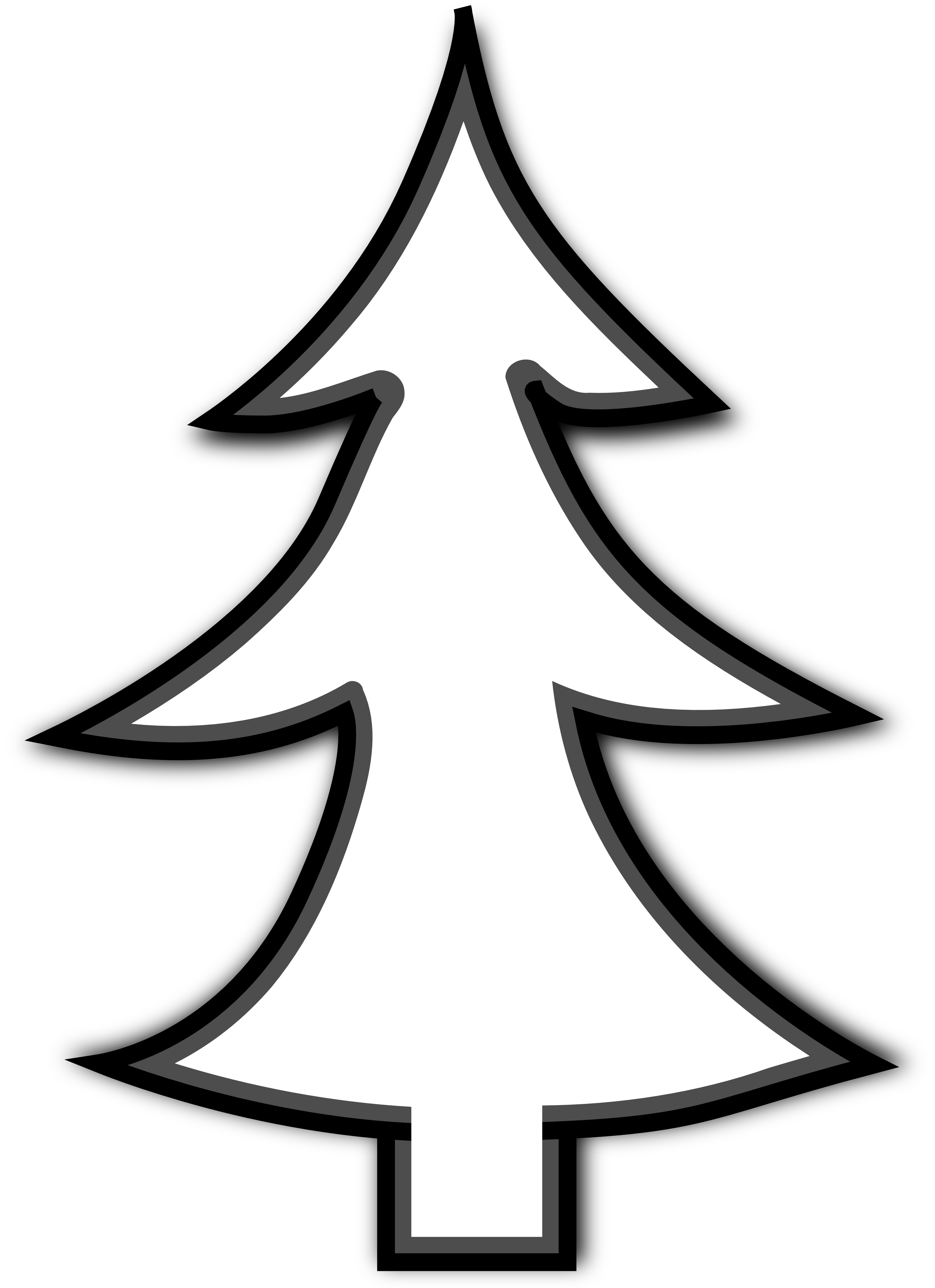Free Black And White Christmas Image, Download Free Clip Art, Free Clip Art on Clipart Library