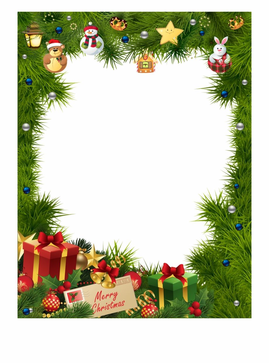 Christmas Frame Transparent Background