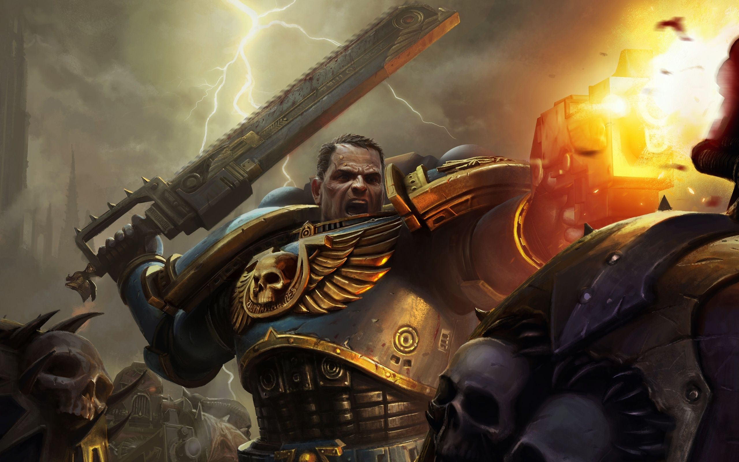 Warhammer 40K Space Marine Wallpaper in jpg format for free download