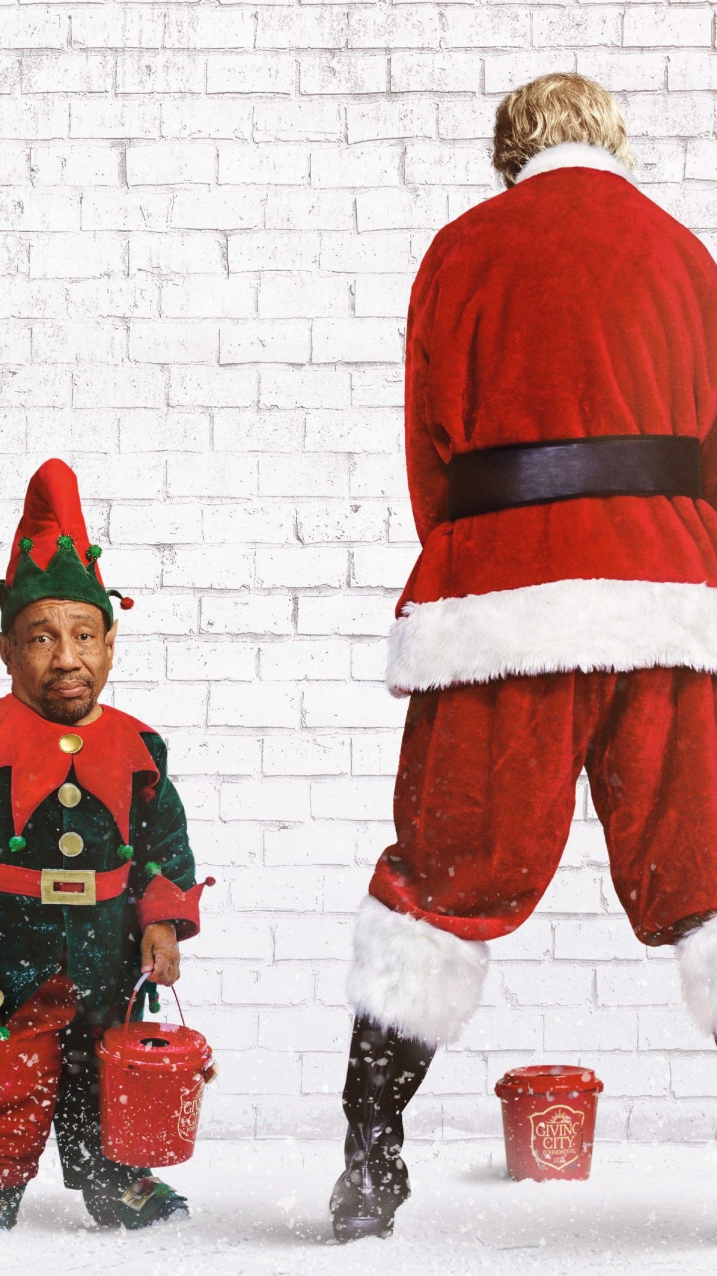 Wallpaper Bad Santa santa, christmas, Billy Bob Thornton, Tony Cox, Movies