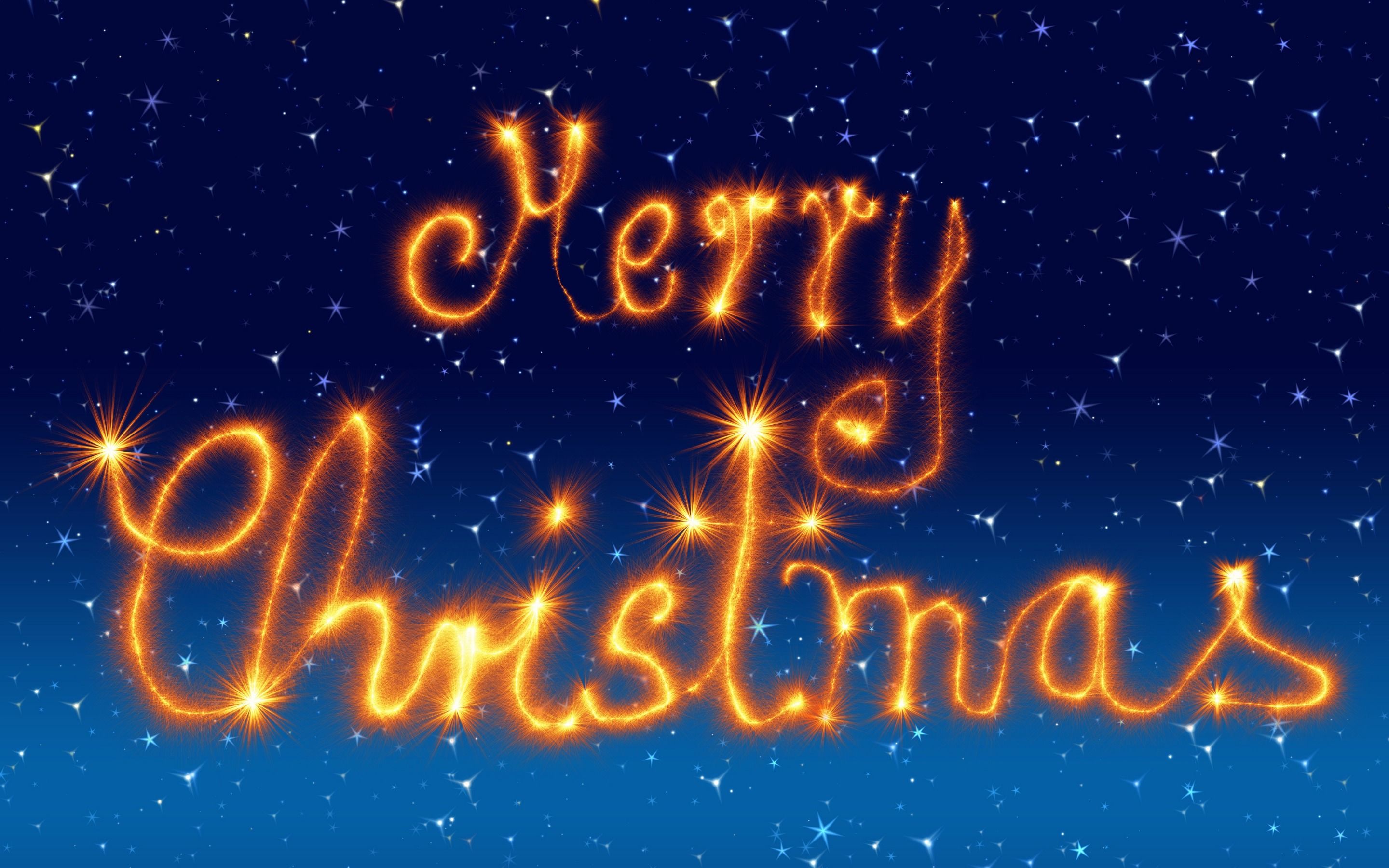 Download wallpaper Merry Christmas, art, bright lights, fireworks, creative art, Christmas for desktop with resolution 2880x1800. High Quality HD picture wallpaper