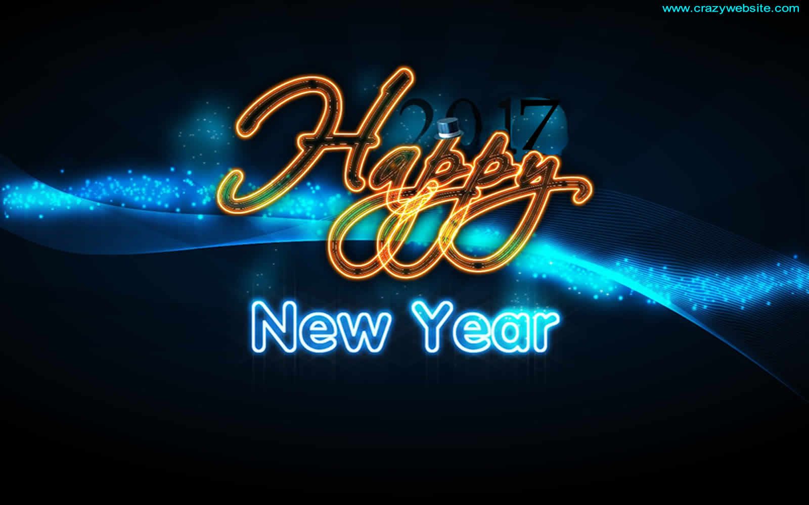Wallpaper Background Free New Year 2016 / 2017 Graphic New Year Flashing Lights Wallpaper & Background Download