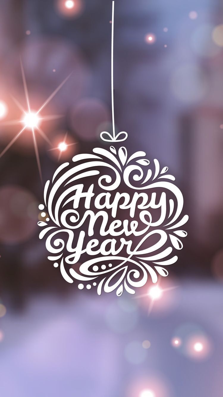Christmas. Wallpaper. iPhone. Wallpaper. Happy new year wallpaper, Happy new year typography, Happy new year greetings