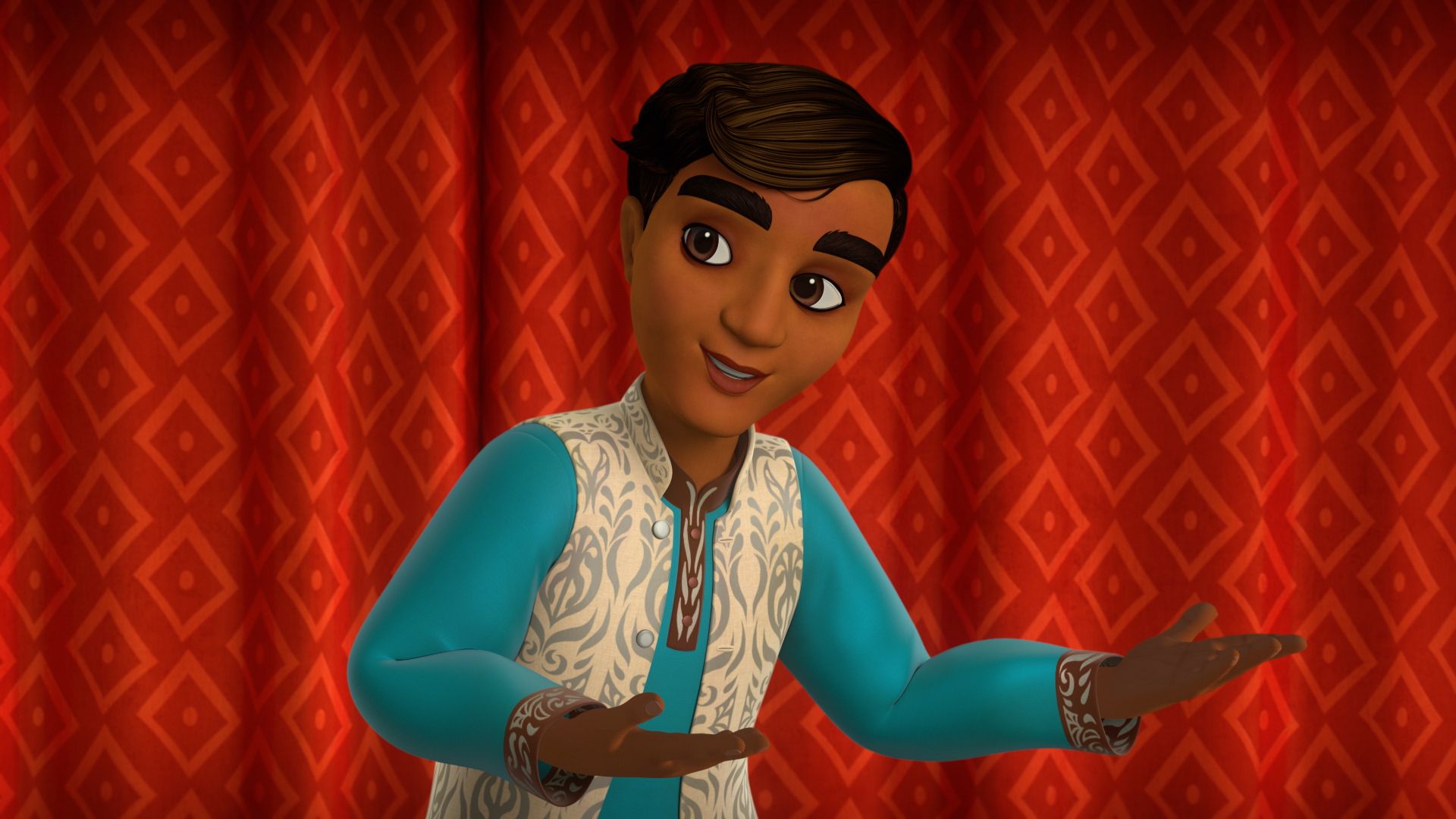 Exclusive first look at Danny Pudi's character in 'Mira, Royal Detective'