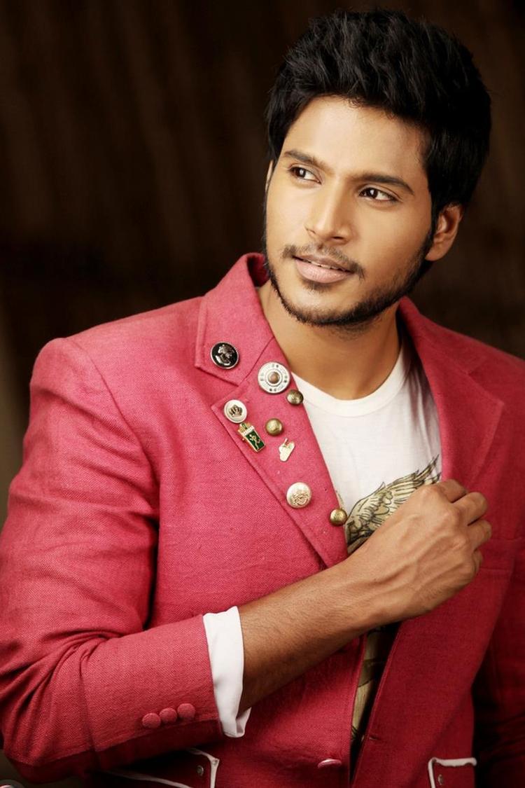 Sundeep Kishan Handsome Look Photo Still In A Red Coat, Sundeep Kishan Latest Photo Stills