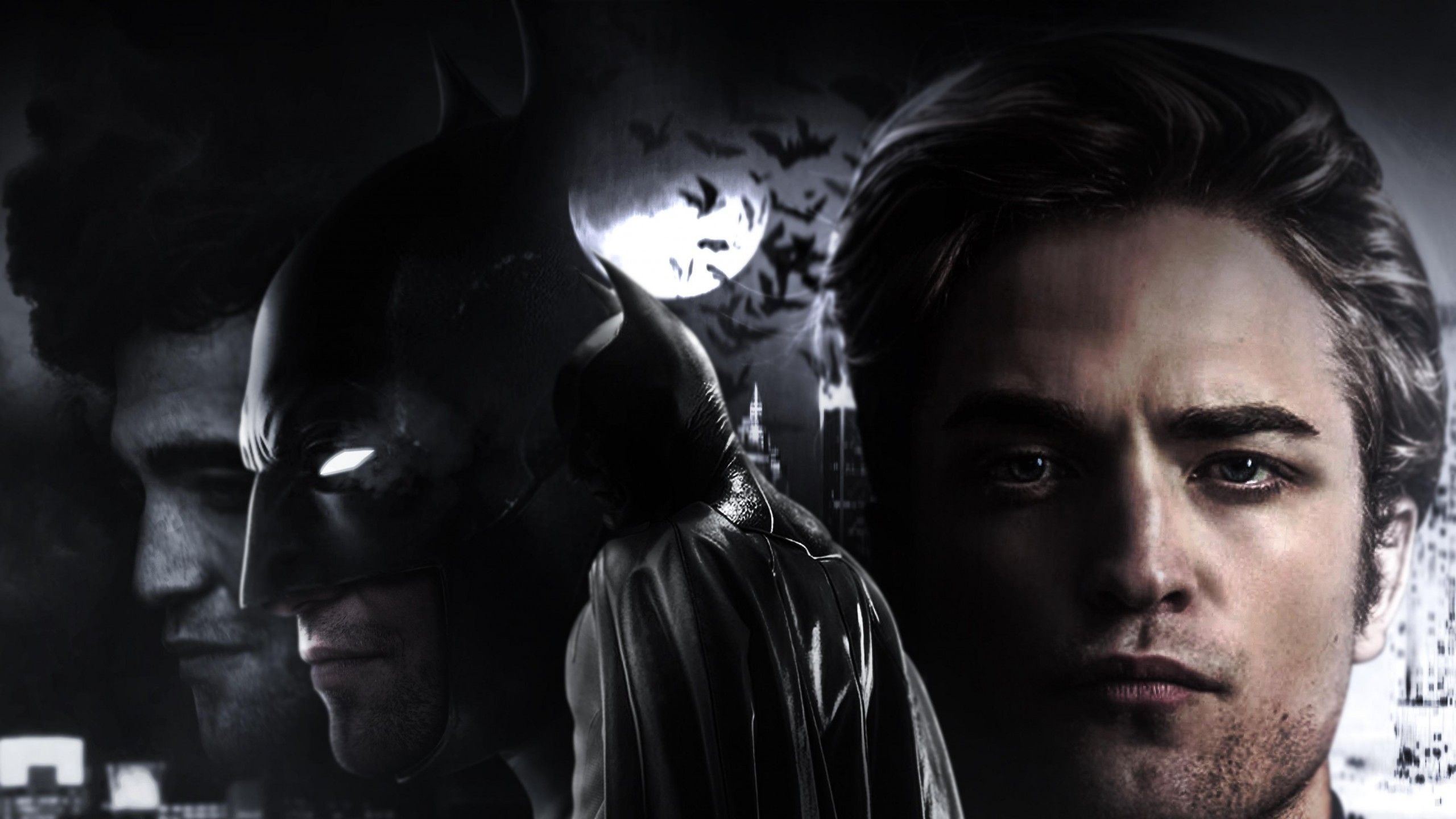 The Batman 4K Wallpaper, Robert Pattinson, 2021 Movies, DC Comics, Movies