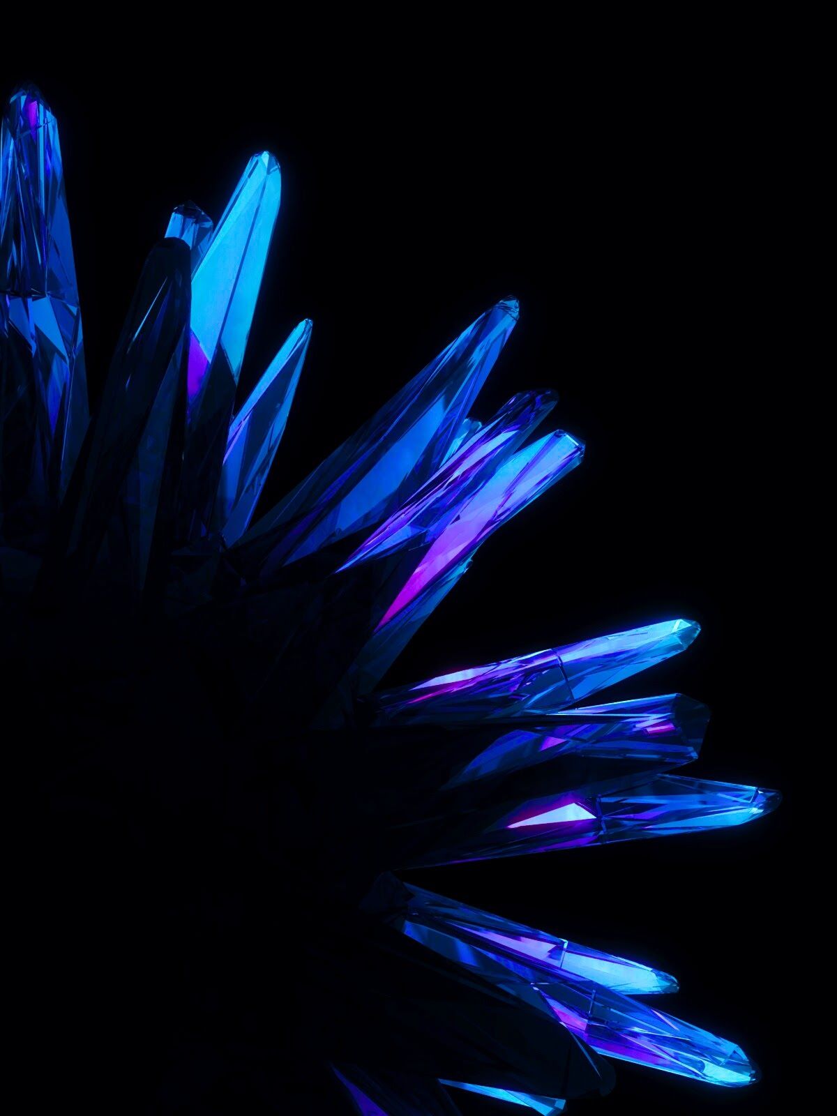 Awesome Black Wallpaper For iPhone X S Oled Screen And Purple Amoled