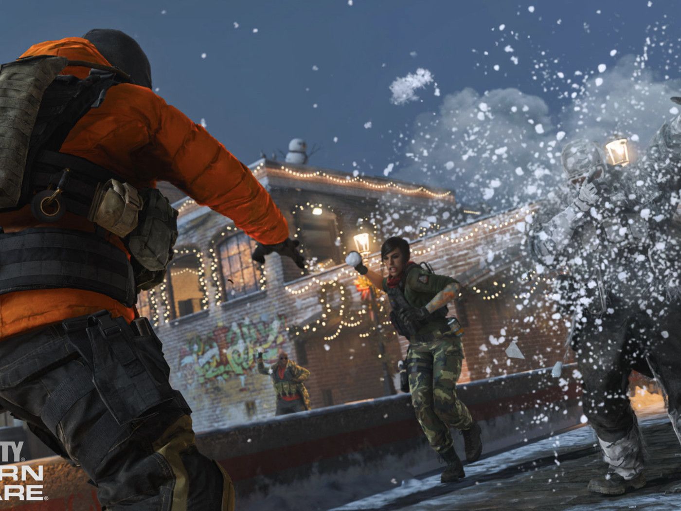 Call of Duty: Modern Warfare's holiday update swaps guns for snowballs