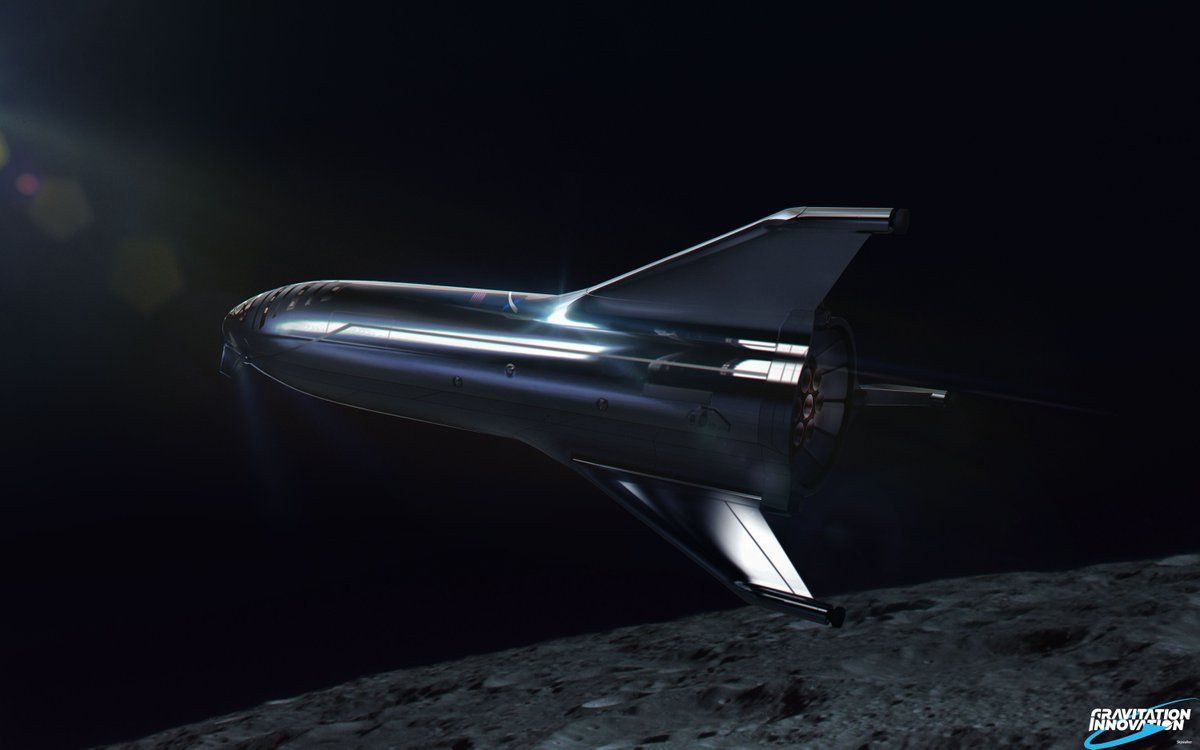 Spacex Starship Dear Moon