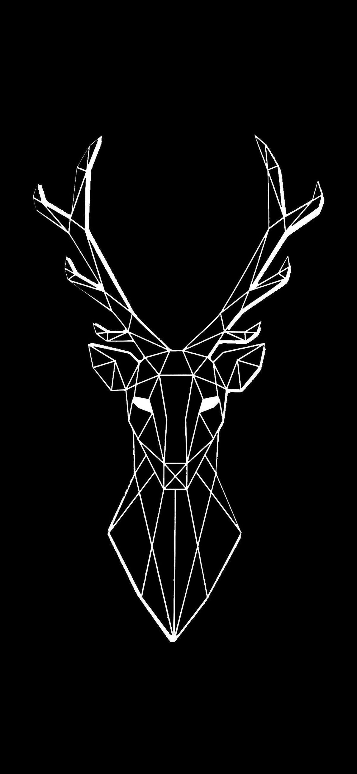 Deer Black and White Wallpaper Free Deer Black and White Background