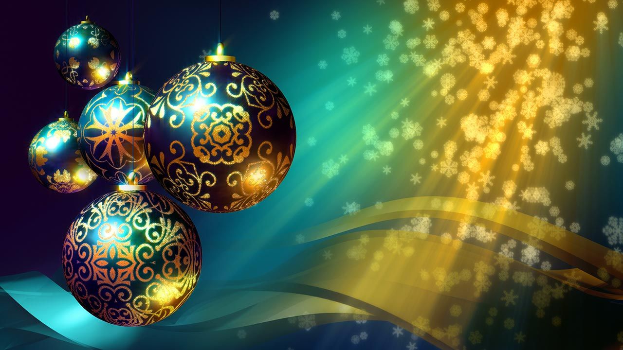 christmas background wallpaper hd blue and green