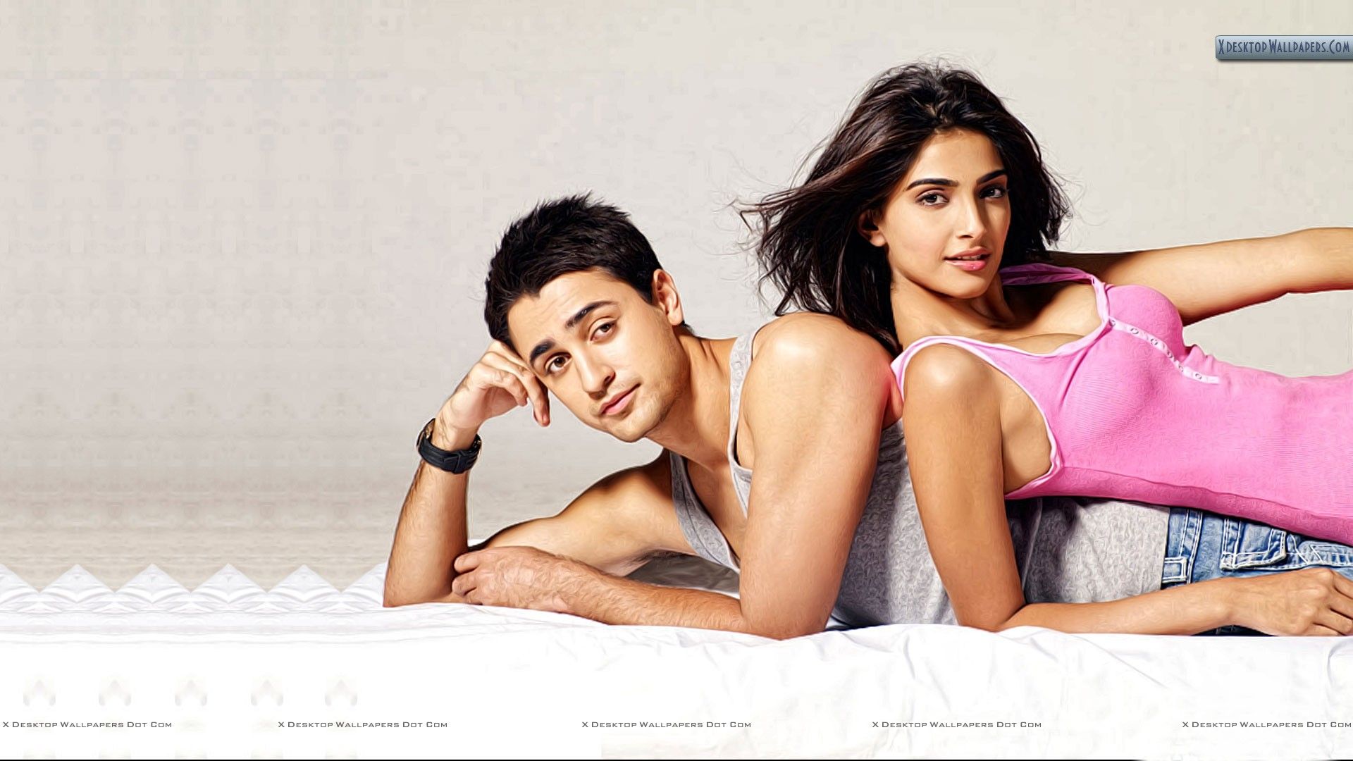 Sonam Kapoor And Imran Khan Cover Poster I Hate Luv Storys Wallpaper