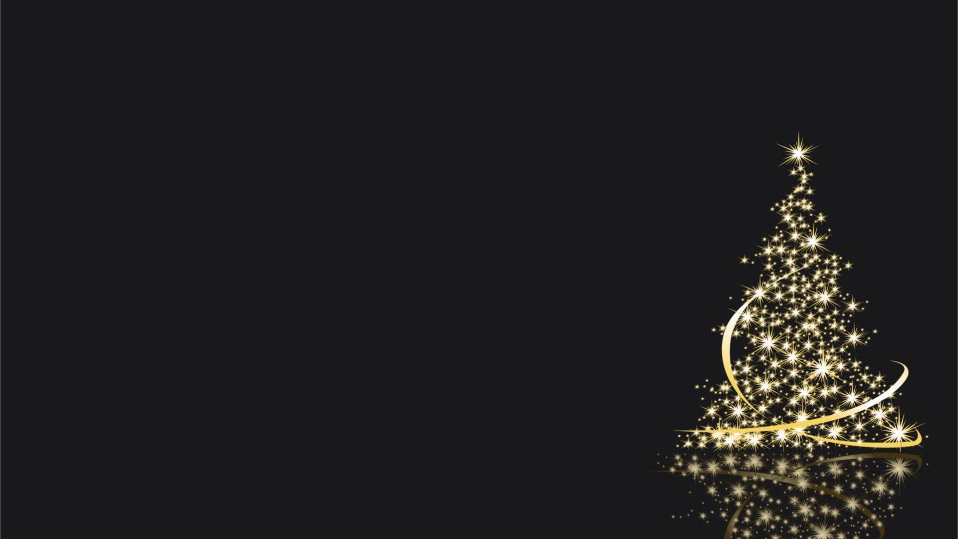 Small golden Christmas tree in the dark night - Christmas holiday Wallpaper. Christmas, Easter,. Christmas wallpaper hd, Holiday wallpaper, Christmas background