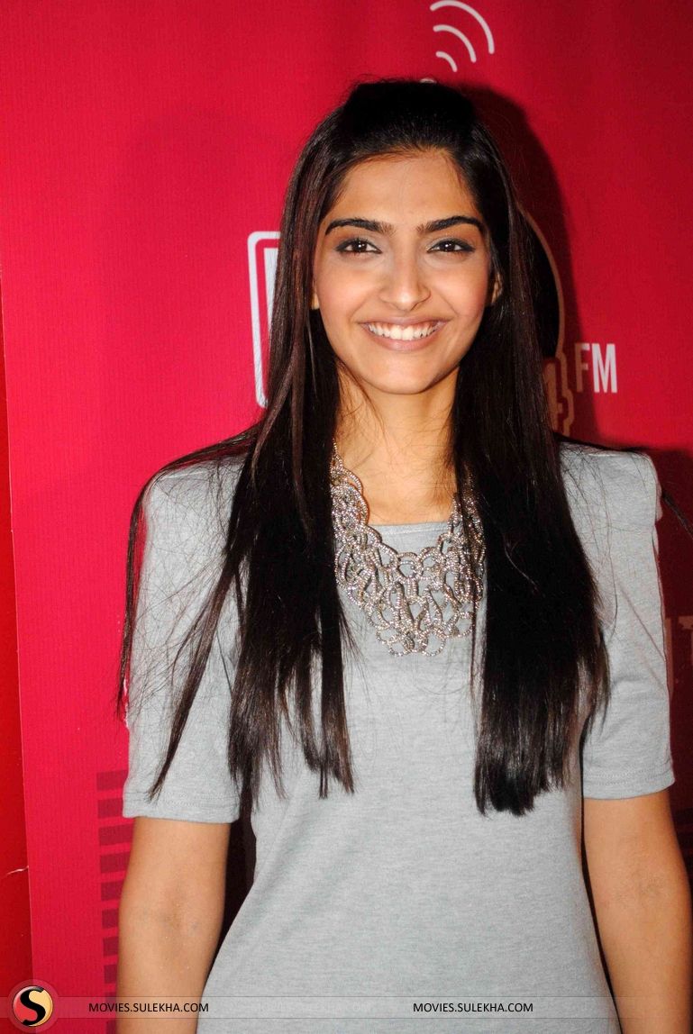 of Sonam Promotes 'I Hate LUV Storys' at Fever 104 FM, Sonam Promotes 'I Hate LUV Storys' at Fever 104 FM Photo