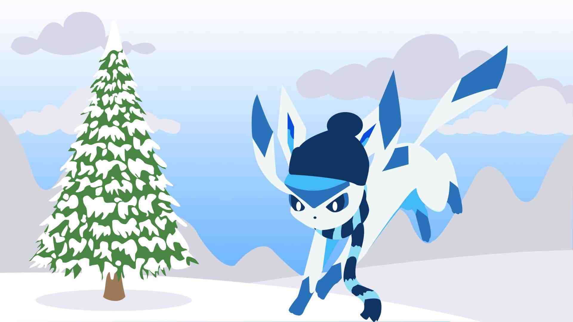 Glaceon in Winter