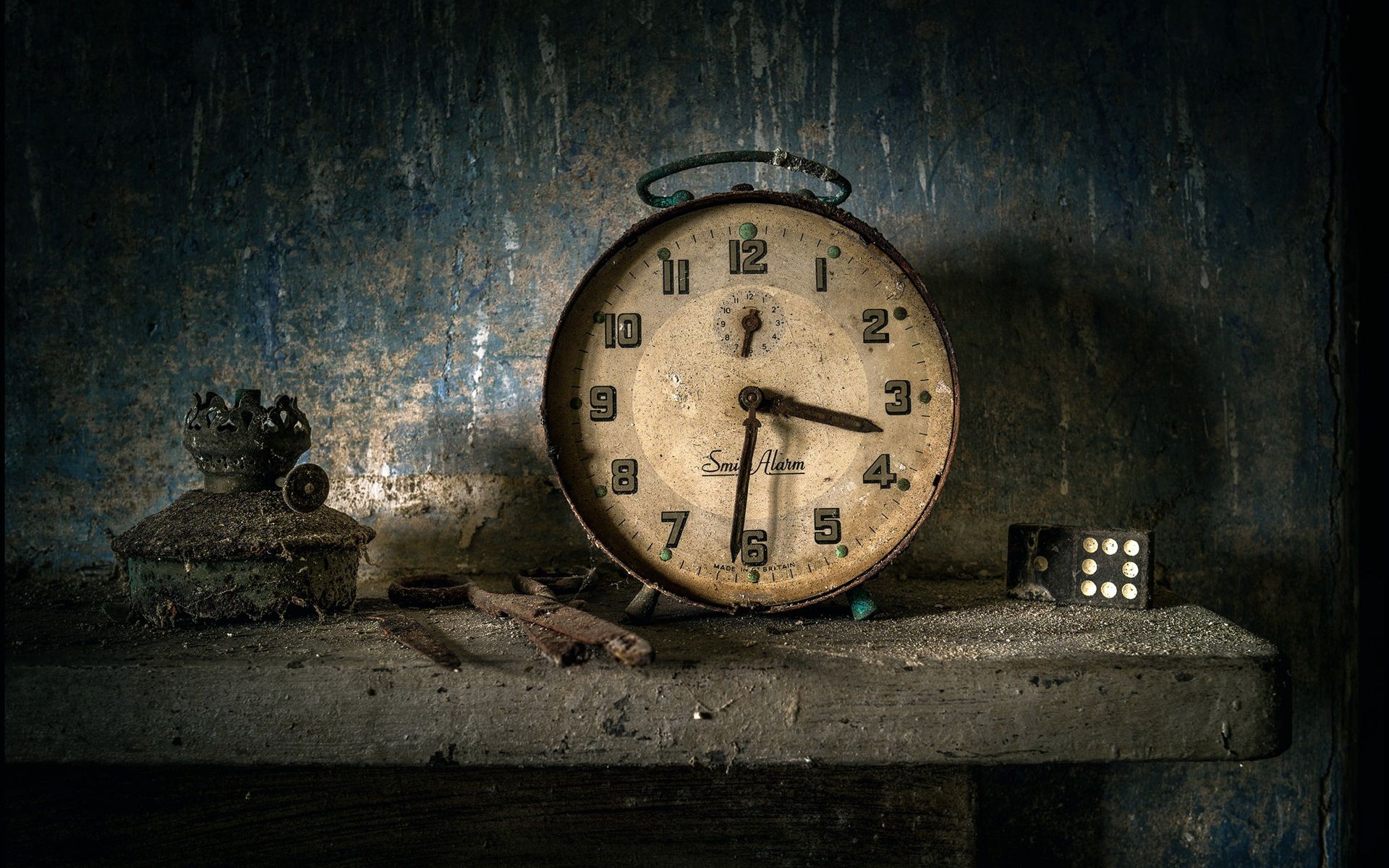 Wallpaper Old clock, dust 1920x1200 HD Picture, Image