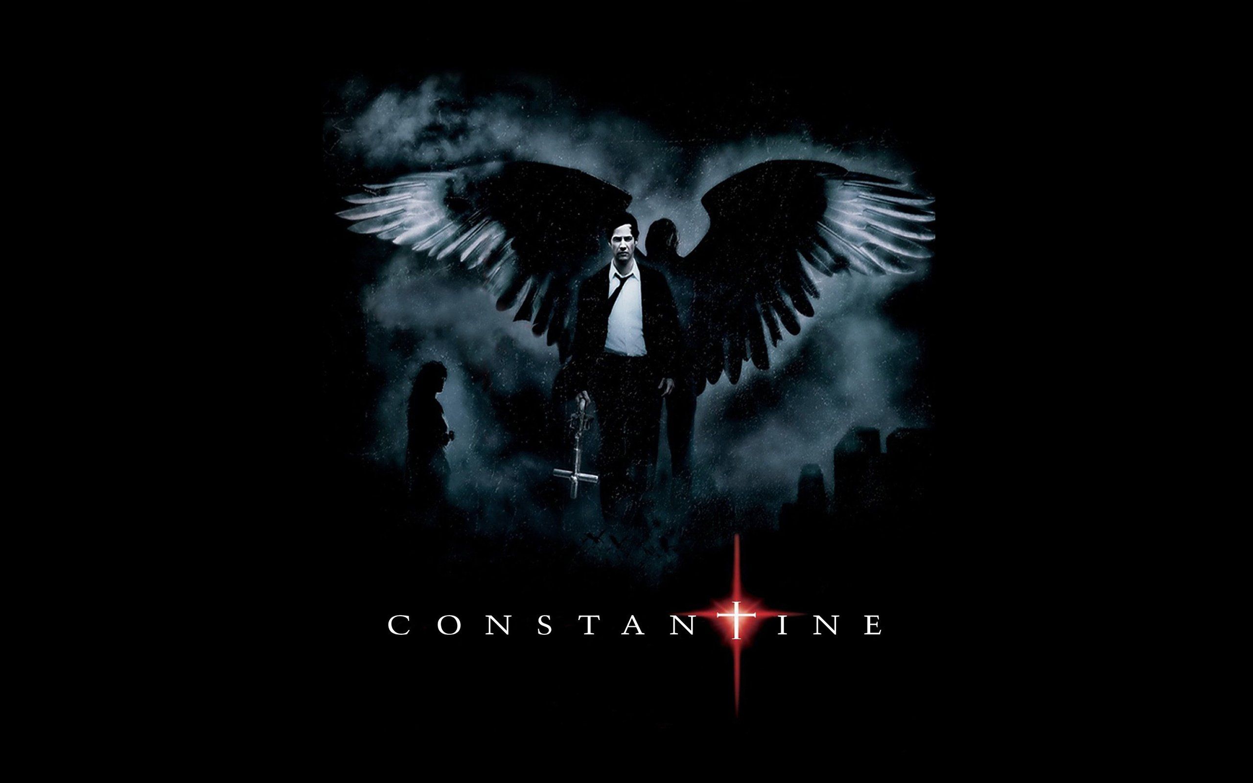 CONSTANTINE horror fantasy occult dark poster wallpaperx1600