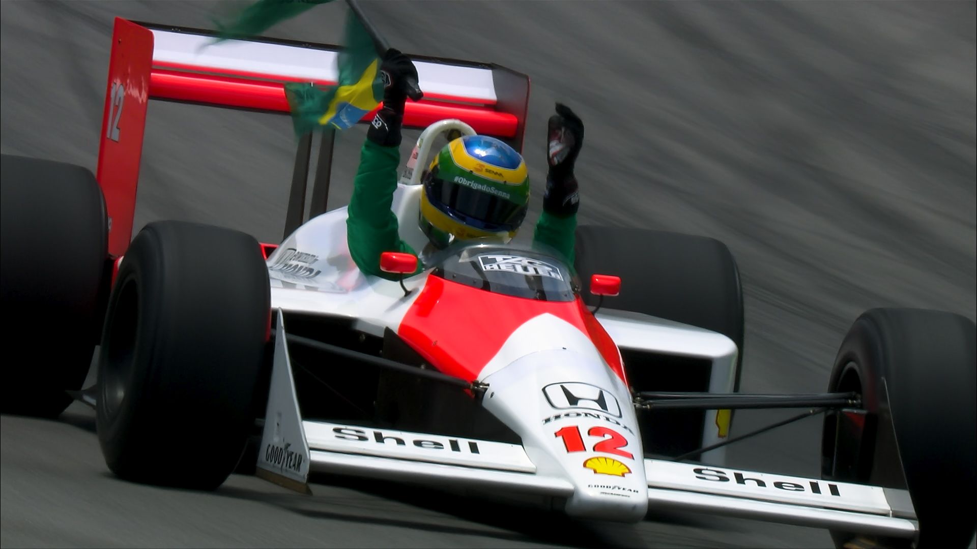 WATCH: Bruno Senna's Emotional Lap Of Interlagos In Ayrton's McLaren MP4 4. Formula 1®