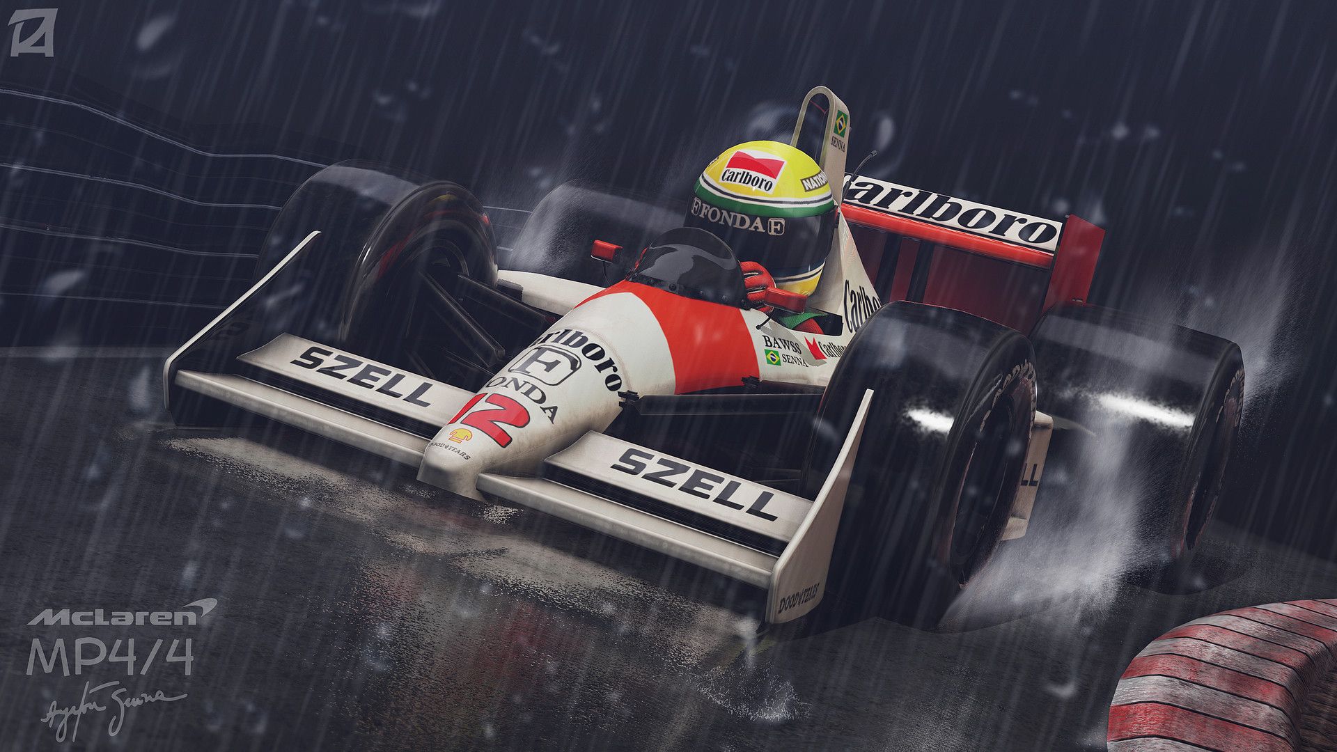 Ayrton Senna Mp4 4