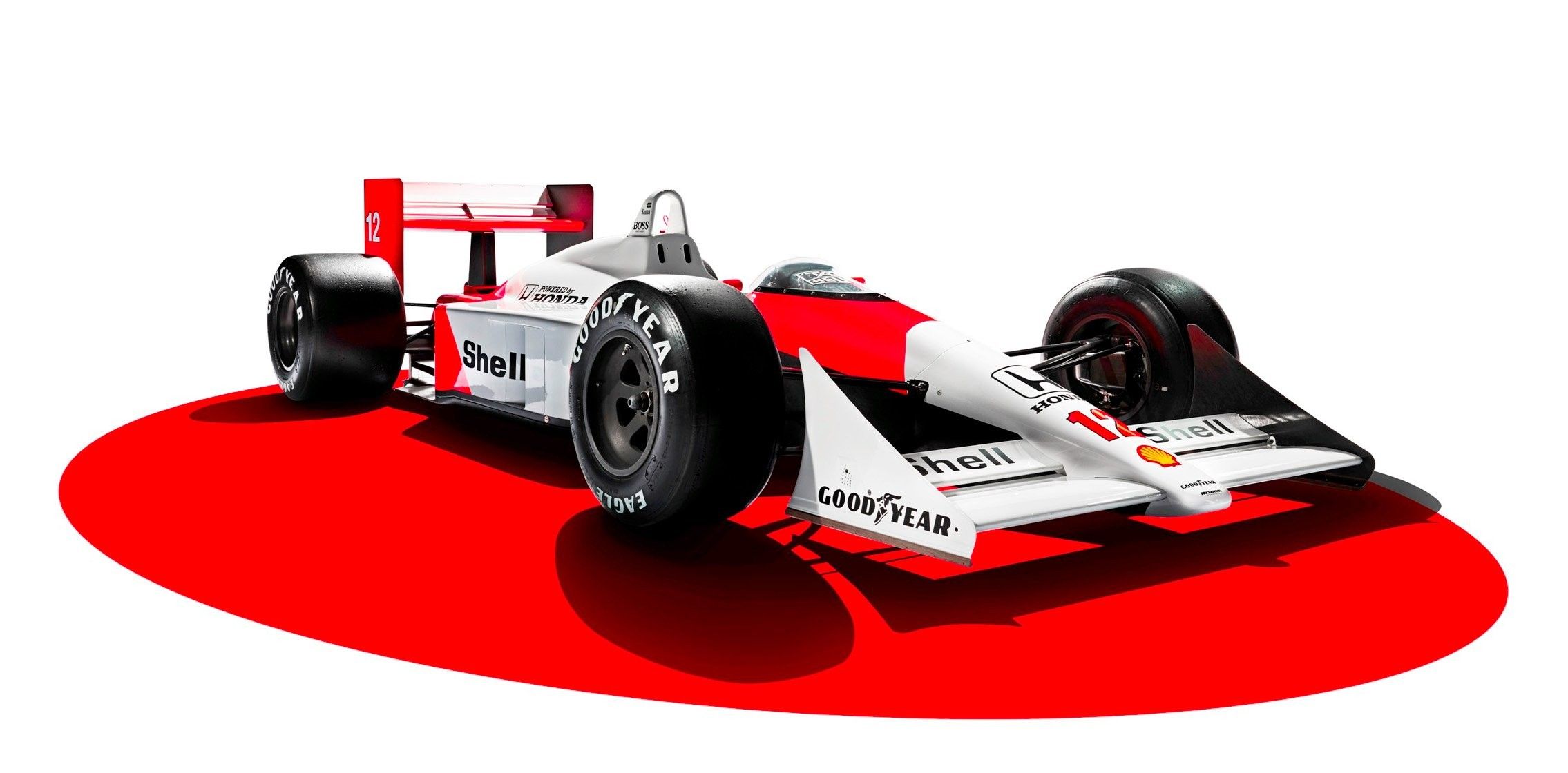 race Cars, Formula McLaren F Honda, CGI, White Background, McLaren MP4 Ayrton Senna, Legends, 3D Wallpaper HD / Desktop and Mobile Background