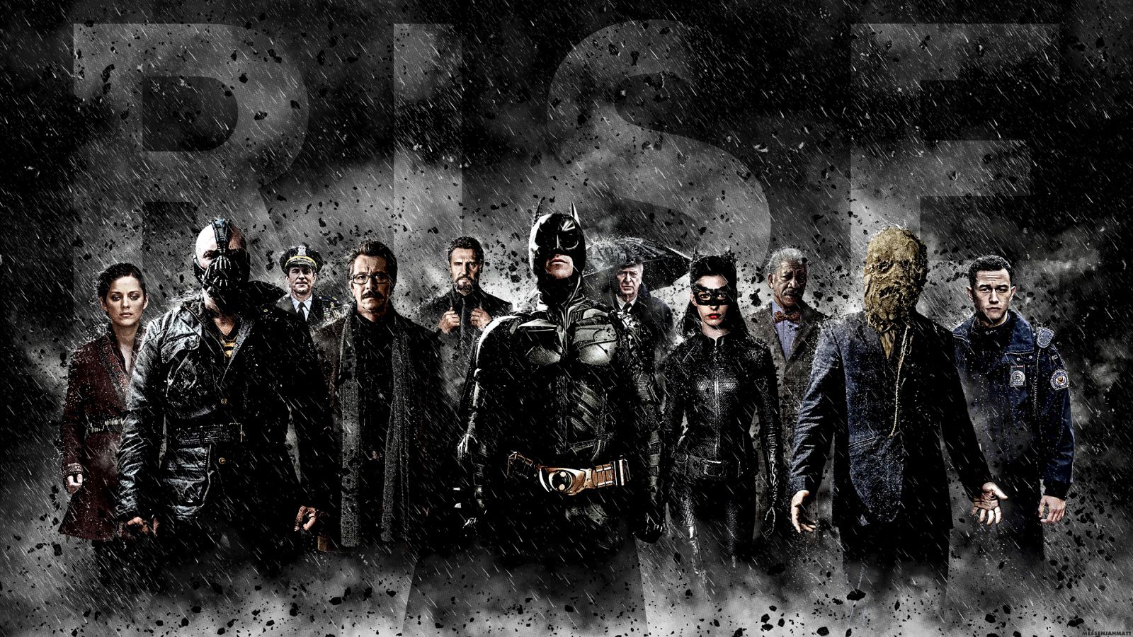 Central Wallpaper: Batman The Dark Knight Rises 2012 HD Poster Wallpaper