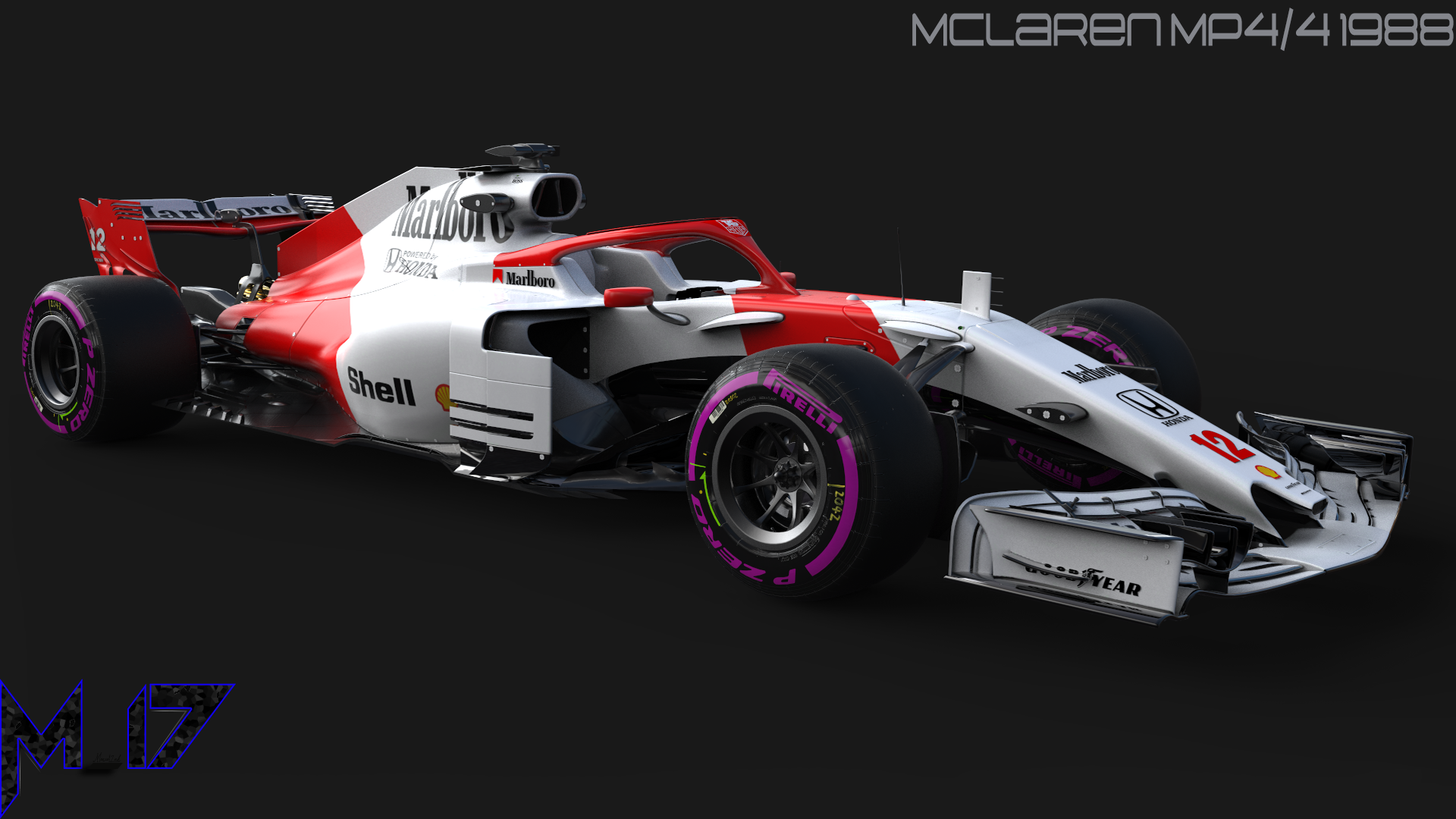 Formula Hybrid 2018. McLaren MP4 4 1988 Skin