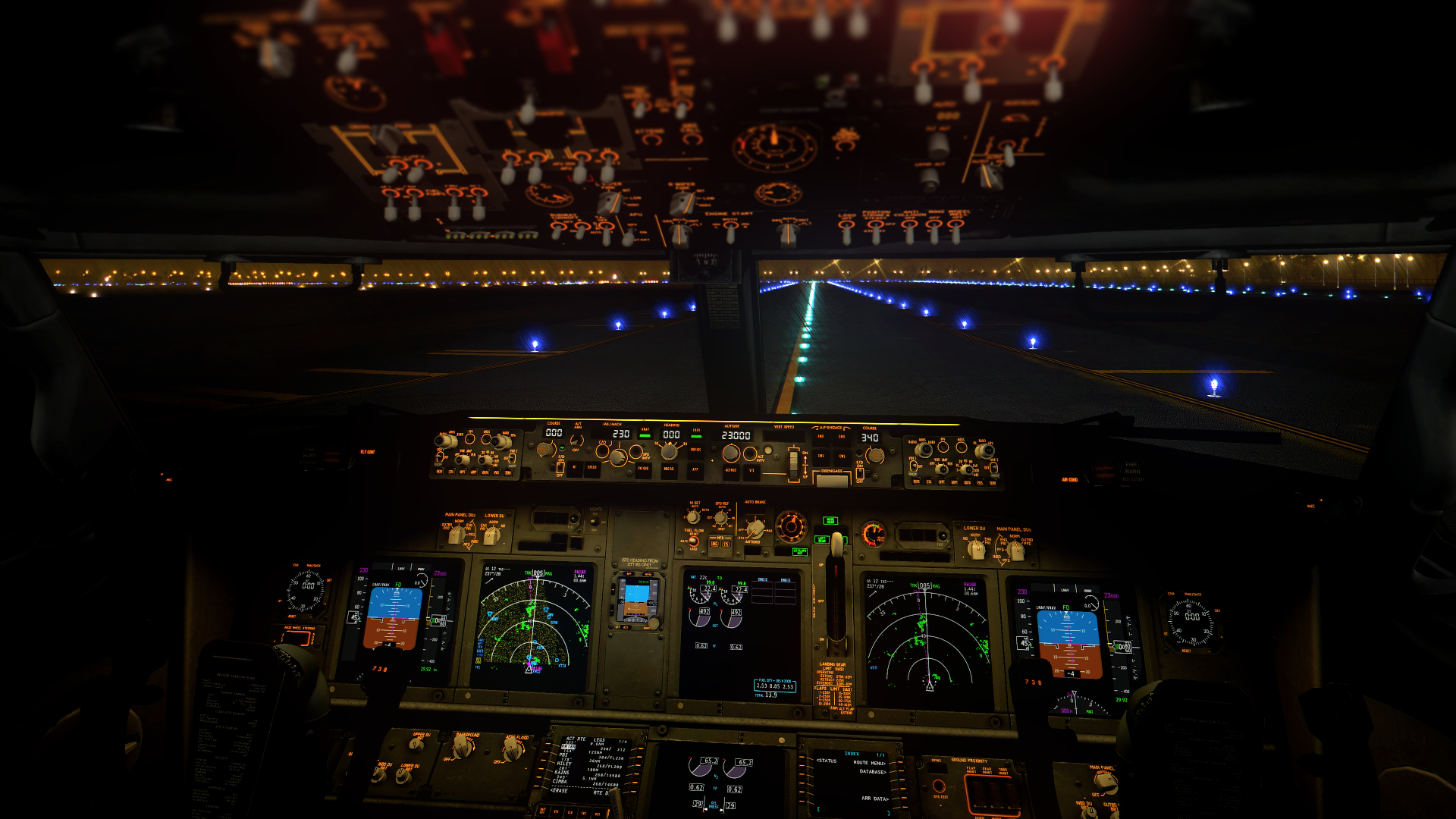 Airline Cockpit At Night Png & Free Airline Cockpit At Night.png Transparent Image