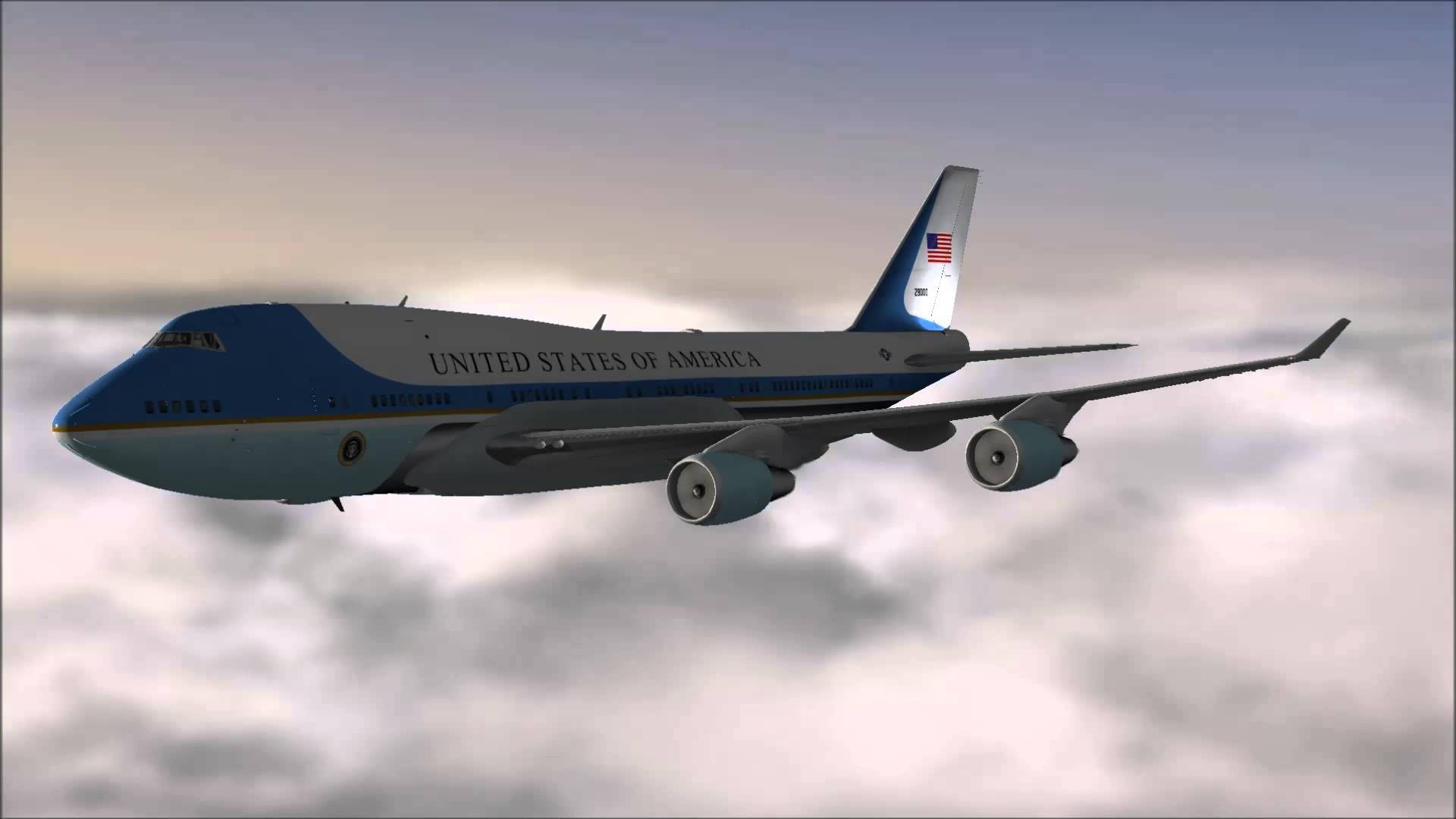 Air Force One Cruising At 000ft Plane 10