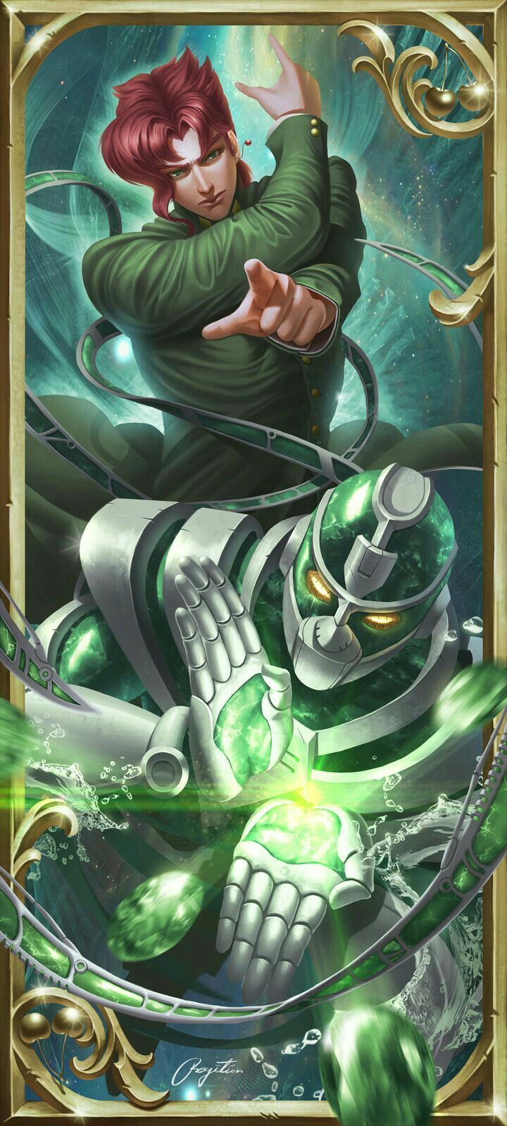 Hierophant Green Wallpaper _ Hierophant Green. Jojo bizarre, Jojo bizzare adventure, Anime