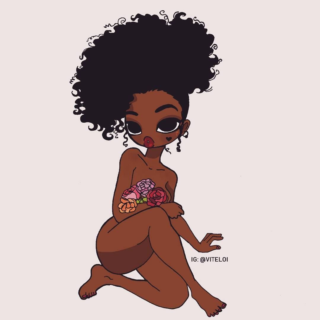 WALLPAPERS. Black girl art, Black girl cartoon, Black love art