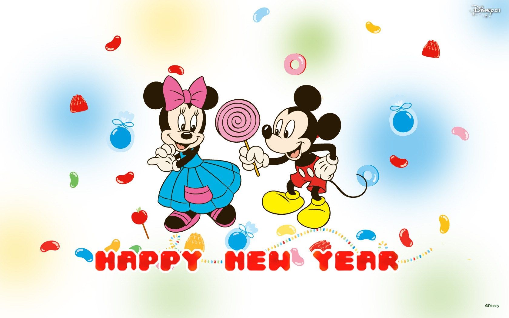 Happy New Year Cartoon Wallpaper .wallpaperaccess.com