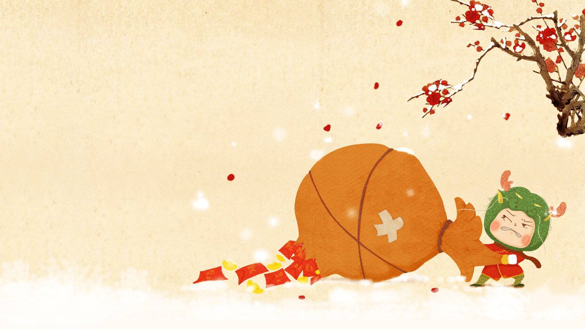 Cute Cartoon Chinese Wallpaper