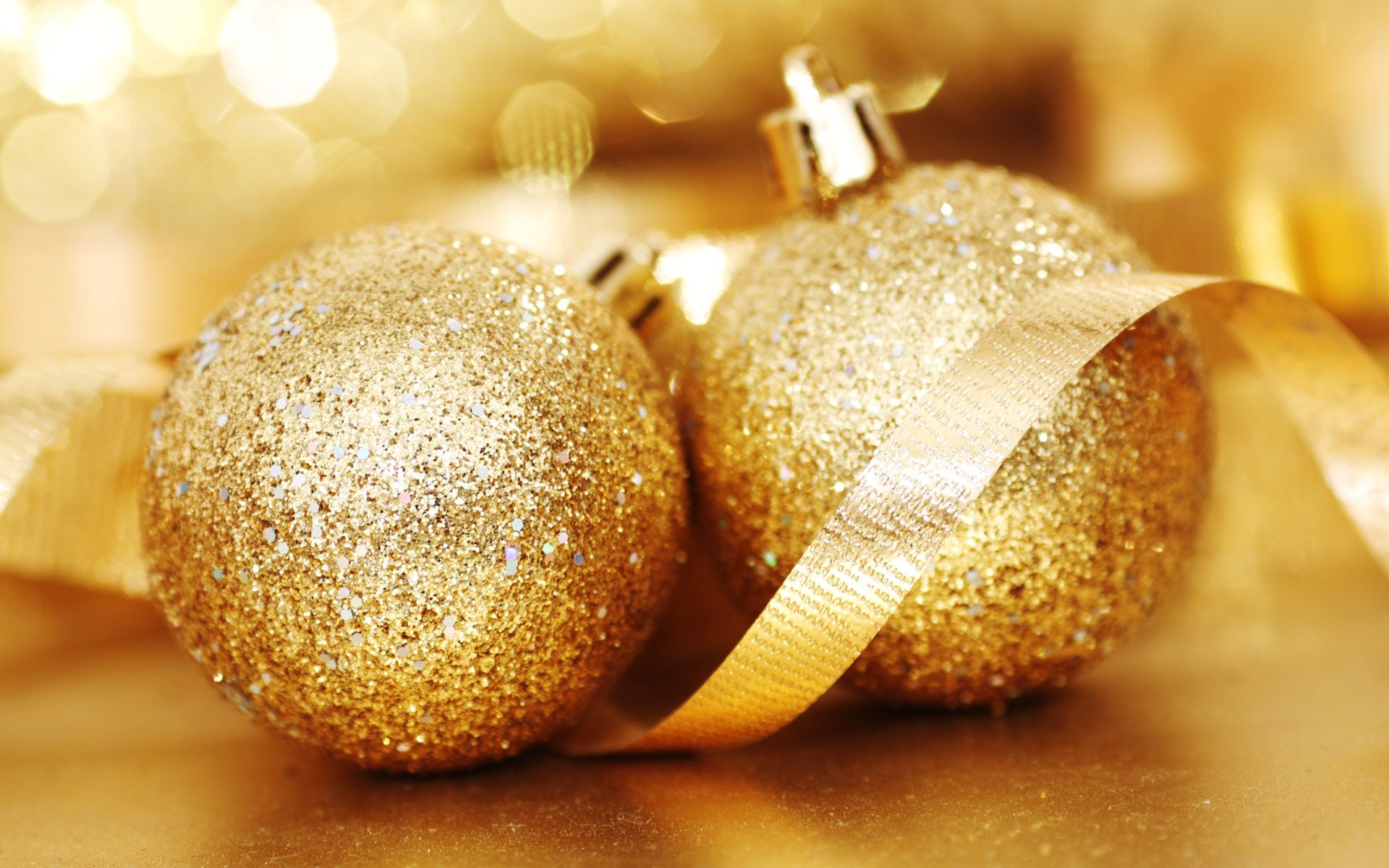 Christmas Golden Balls Wallpapers - Wallpaper Cave