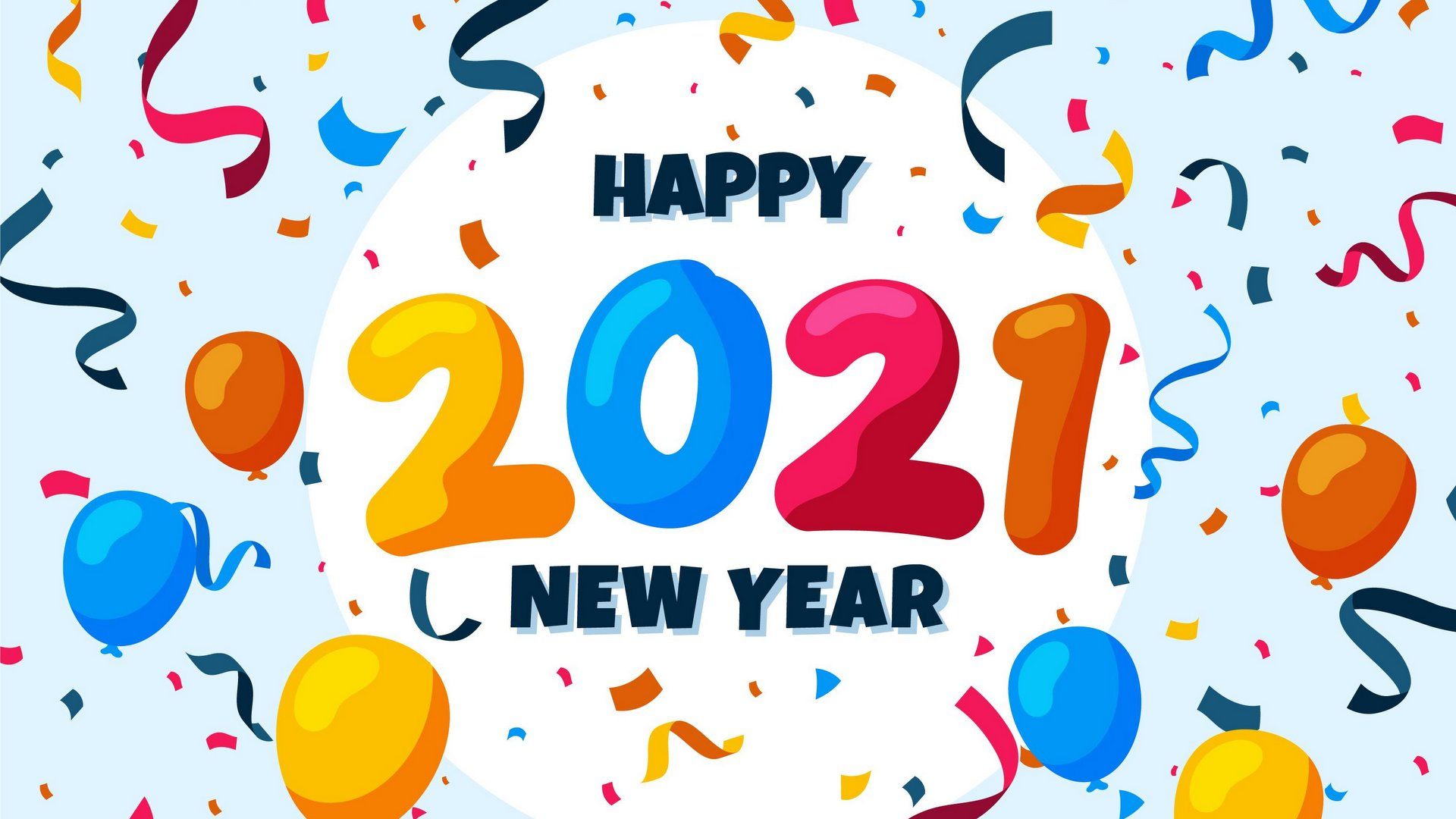 Happy New Year Image for Desktop, Facebook and Twitter