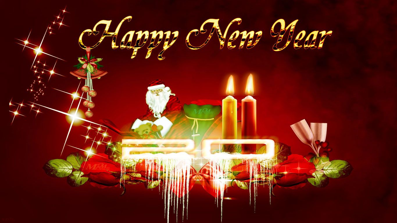 Download Best Happy New Year Red Wallpaper Wallpaper & Image Free