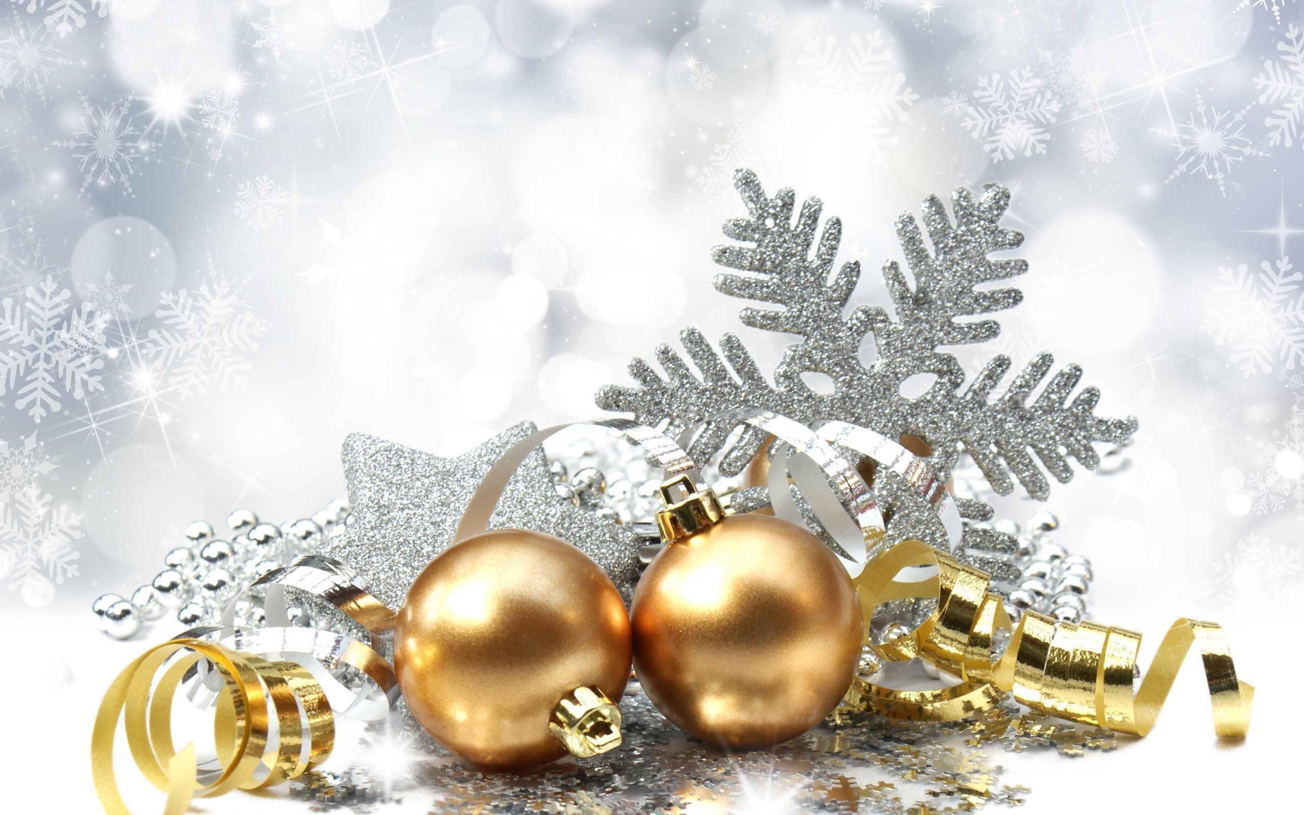 Christmas Golden Balls Wallpapers - Wallpaper Cave