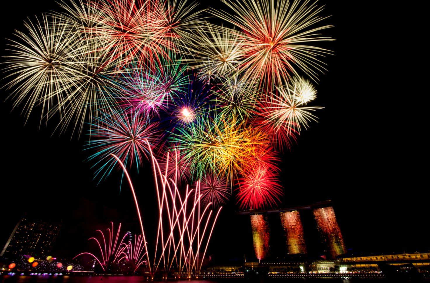 Fireworks Celebration New Year Wallpaper. Background Wallpaper Gallery