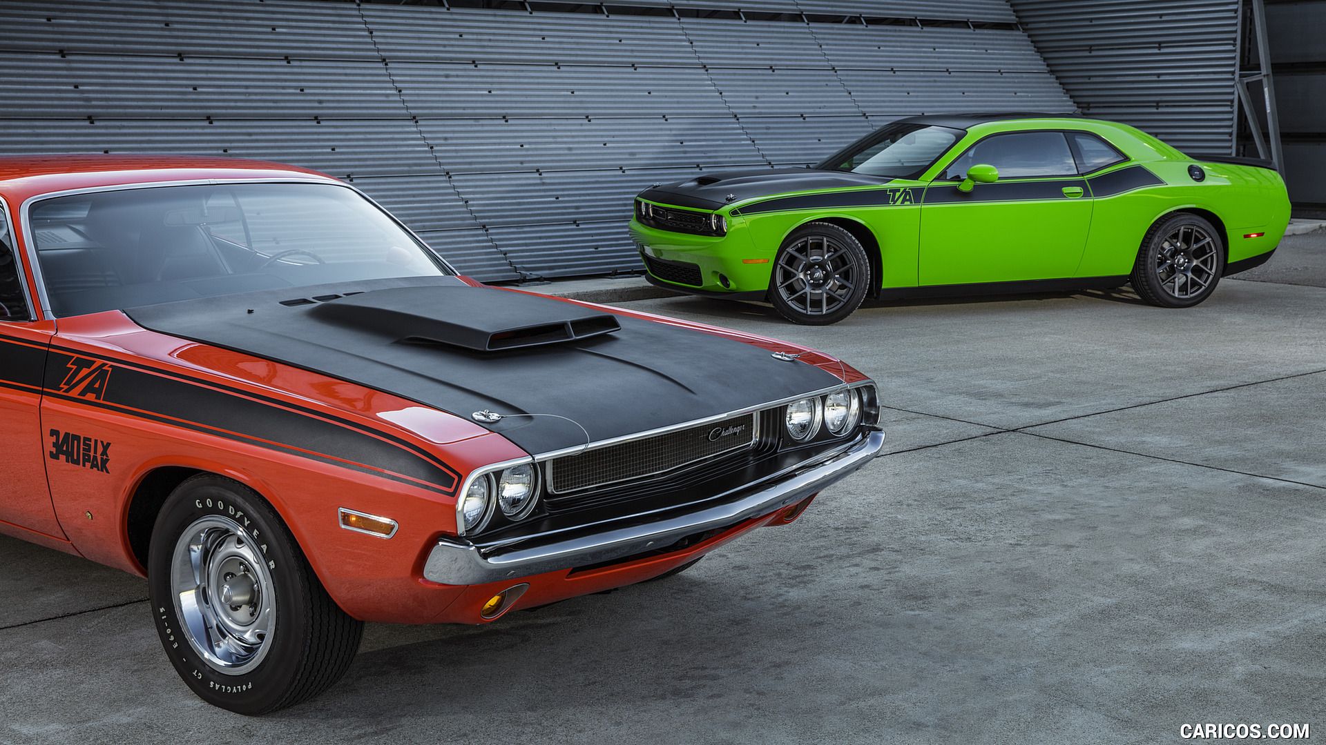 Dodge Challenger T A And 1970 Dodge Challenger T A. HD Wallpaper