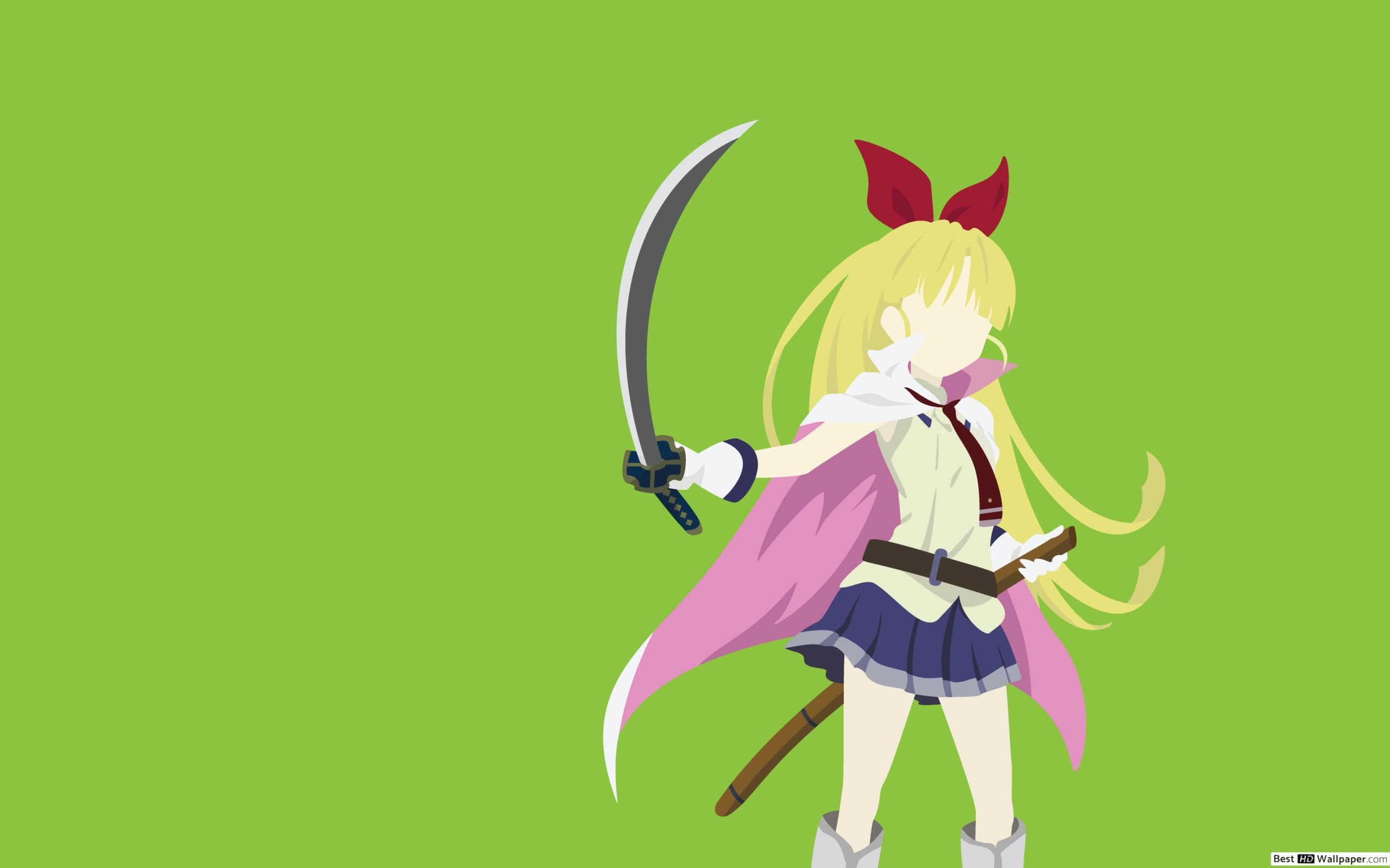 Warabi Hanasaka of armed girl's machiavellism HD wallpaper download