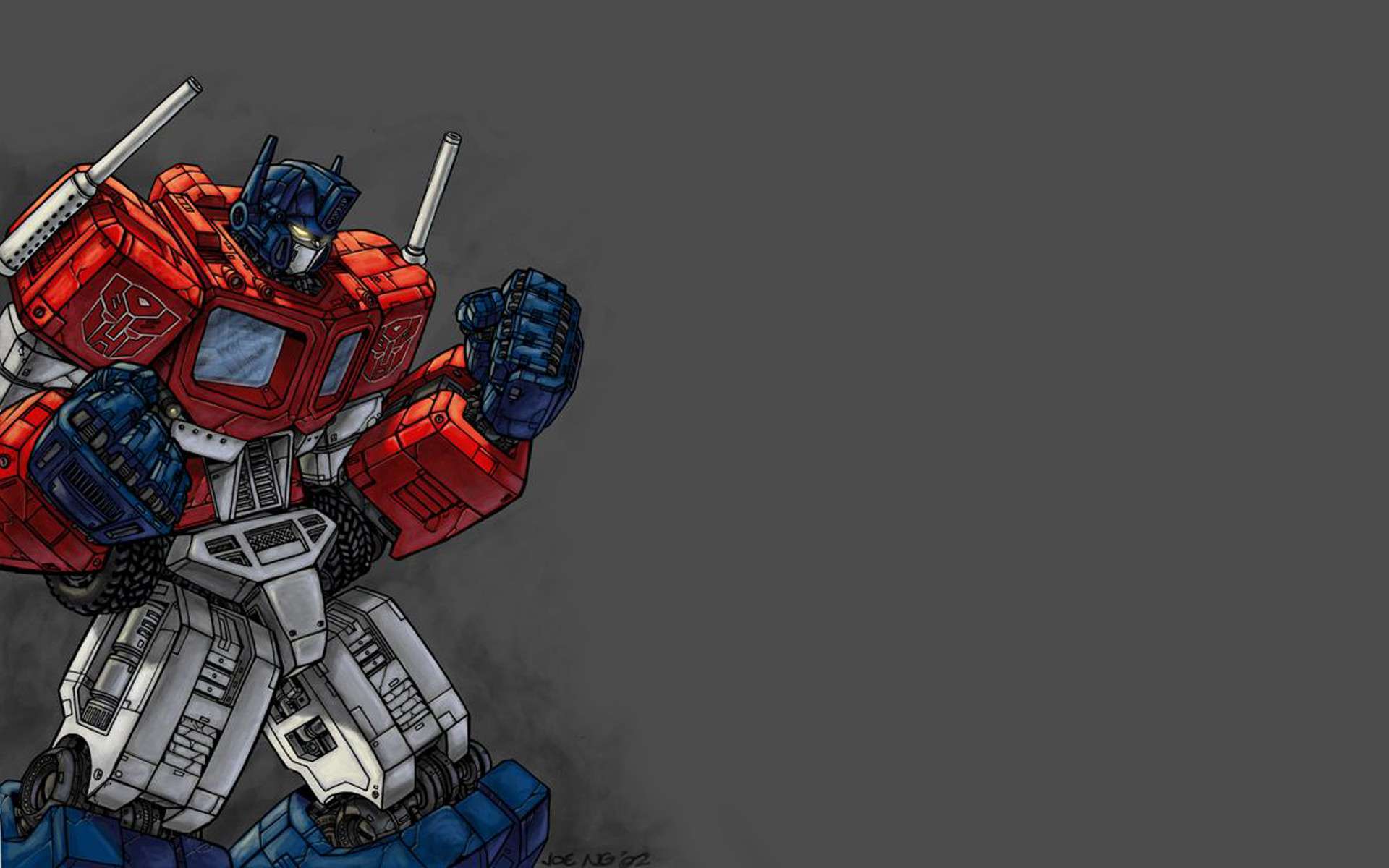 Optimus Prime Cartoon Wallpaper HD