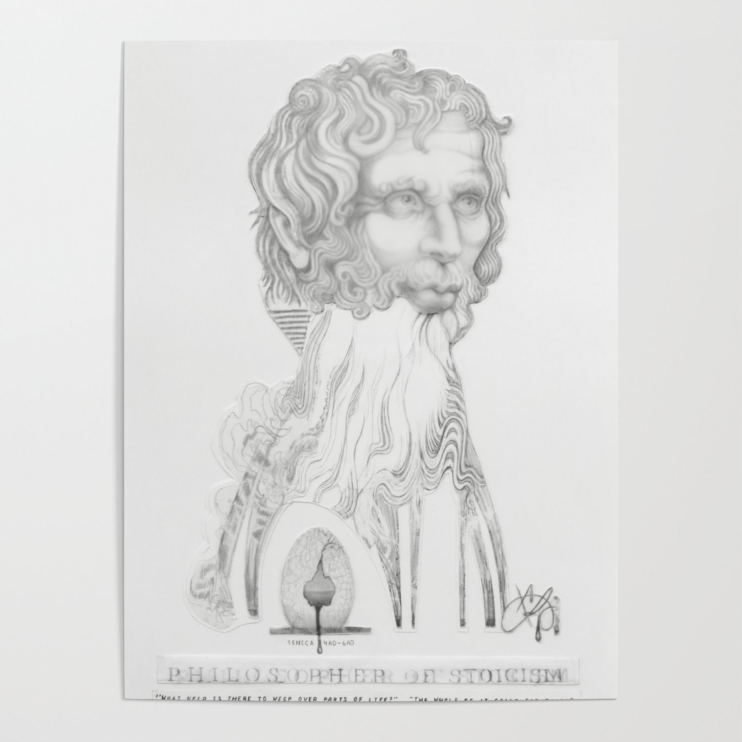 Lucius Annaeus Seneca, Philosopher of Stoicism Poster