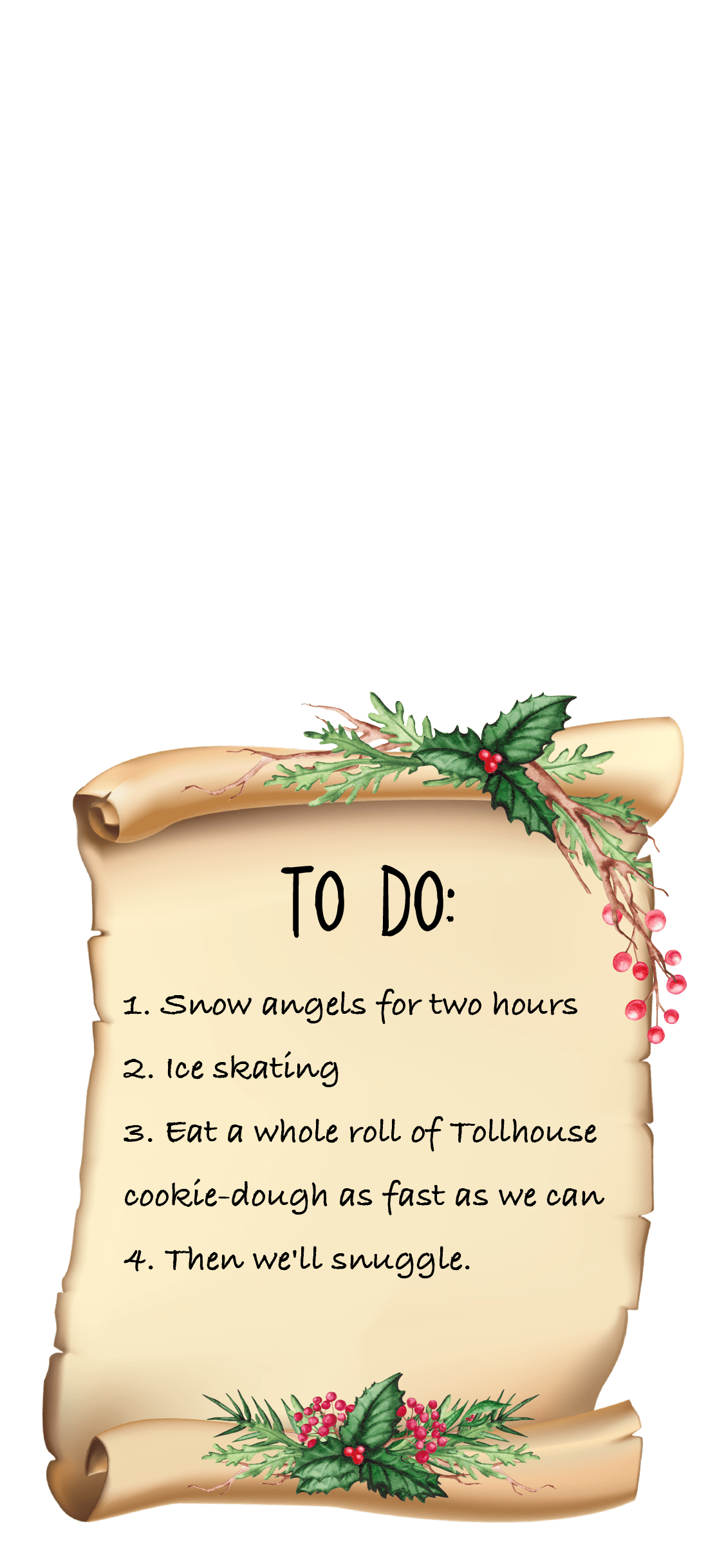 Elf Themed iPhone Wallpaper. Ginger and Ivory