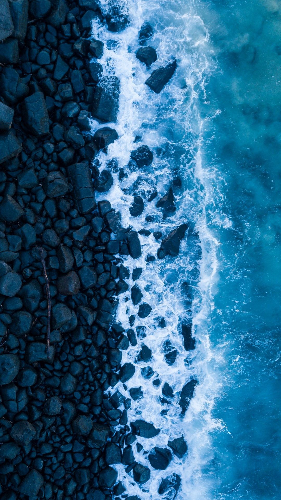Ocean Surf Rocks Wallpaper - [1080x1920]